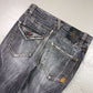 2000's Oniarai Japanese Archive Straight/Baggy Jeans *very rare 30x32 (M)