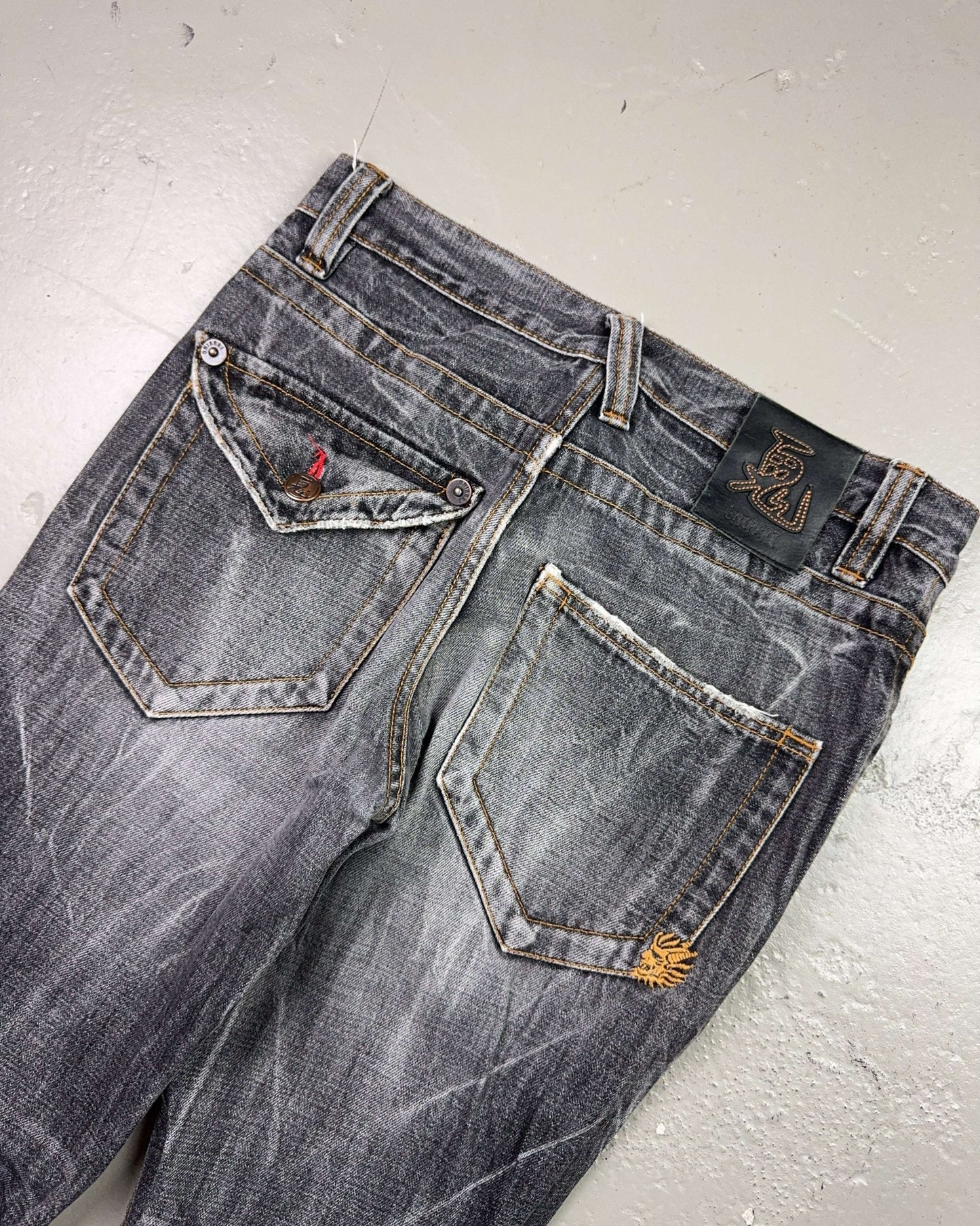 2000's Oniarai Japanese Archive Straight/Baggy Jeans *very rare 30x32 (M)