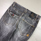 2000's Oniarai Japanese Archive Straight/Baggy Jeans *very rare 30x32 (M)