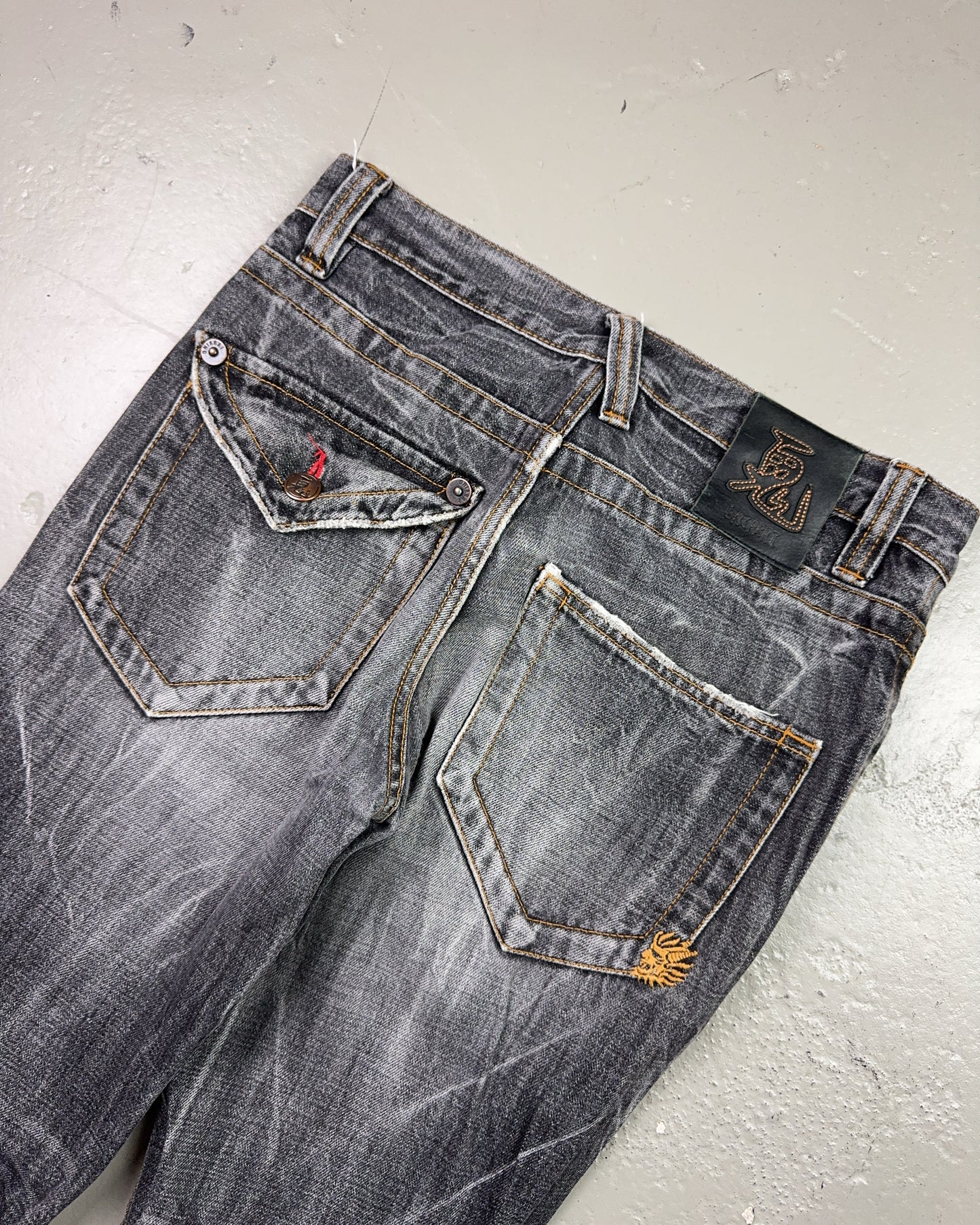 2000's Oniarai Japanese Archive Straight/Baggy Jeans *very rare 30x32 (M)