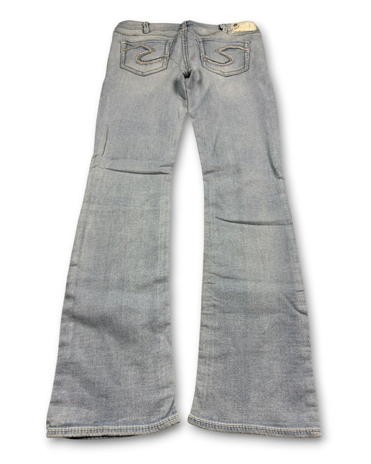 2000's Silver Low Waist/Bootcut Pants Women's * 36x32 (XL)