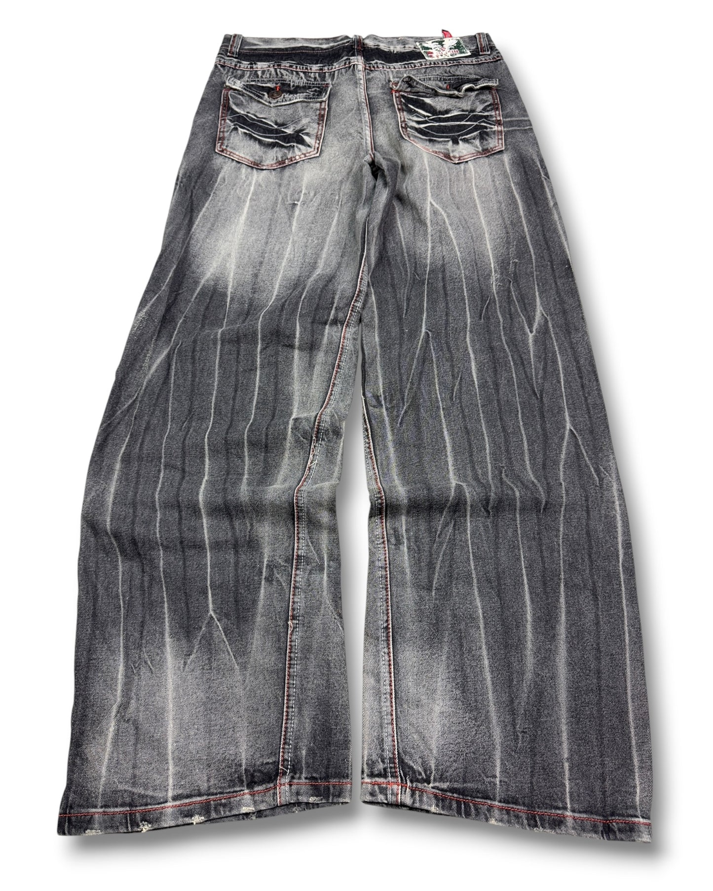 2000's Engein Japanese Baggy Jeans *very rare 34x34 (L)