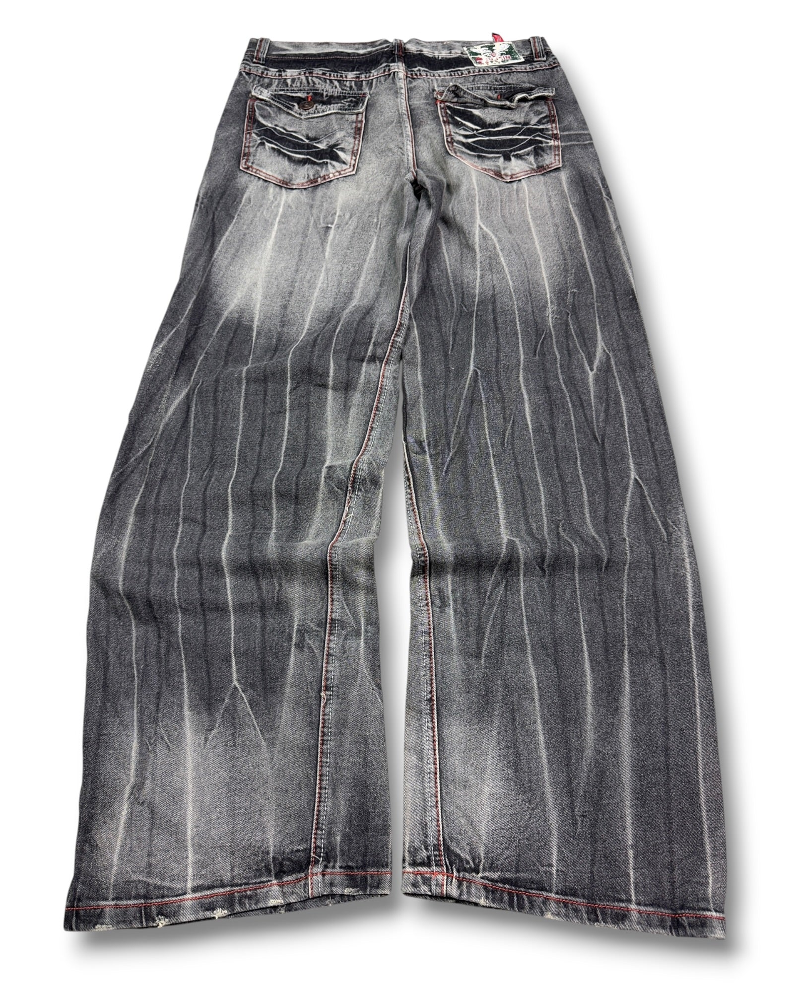 2000's Engein Japanese Baggy Jeans *very rare 34x34 (L)