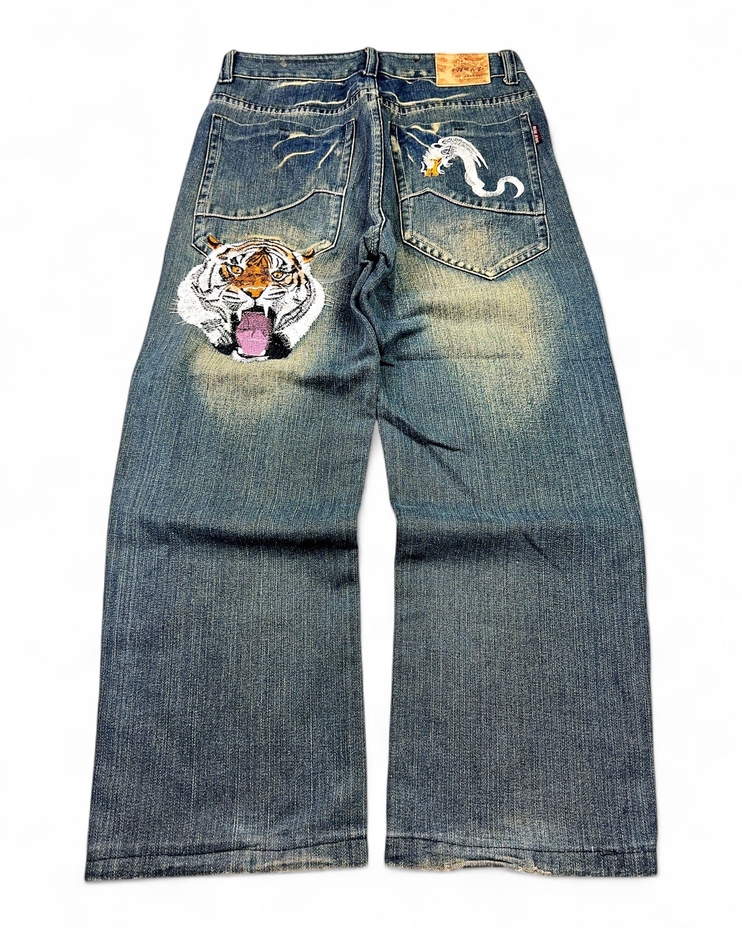 2000's Blue Jeans Japanese Baggy Jeans * 30x28 (M)