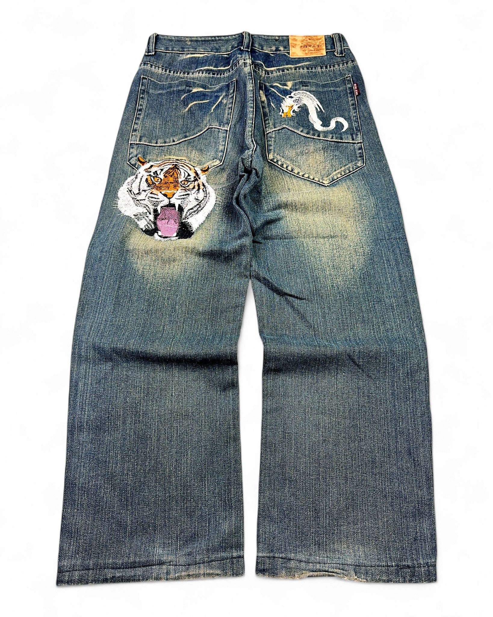 2000's Blue Jeans Japanese Baggy Jeans * 30x28 (M)