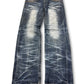 2000's Bobson Japanese Archive Baggy/Straight Jeans *extremely rare 36x32 (XL)