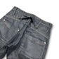 2000's Jizo Straight Japanese Archive Waxed Jeans *very rare 30x30 (M)