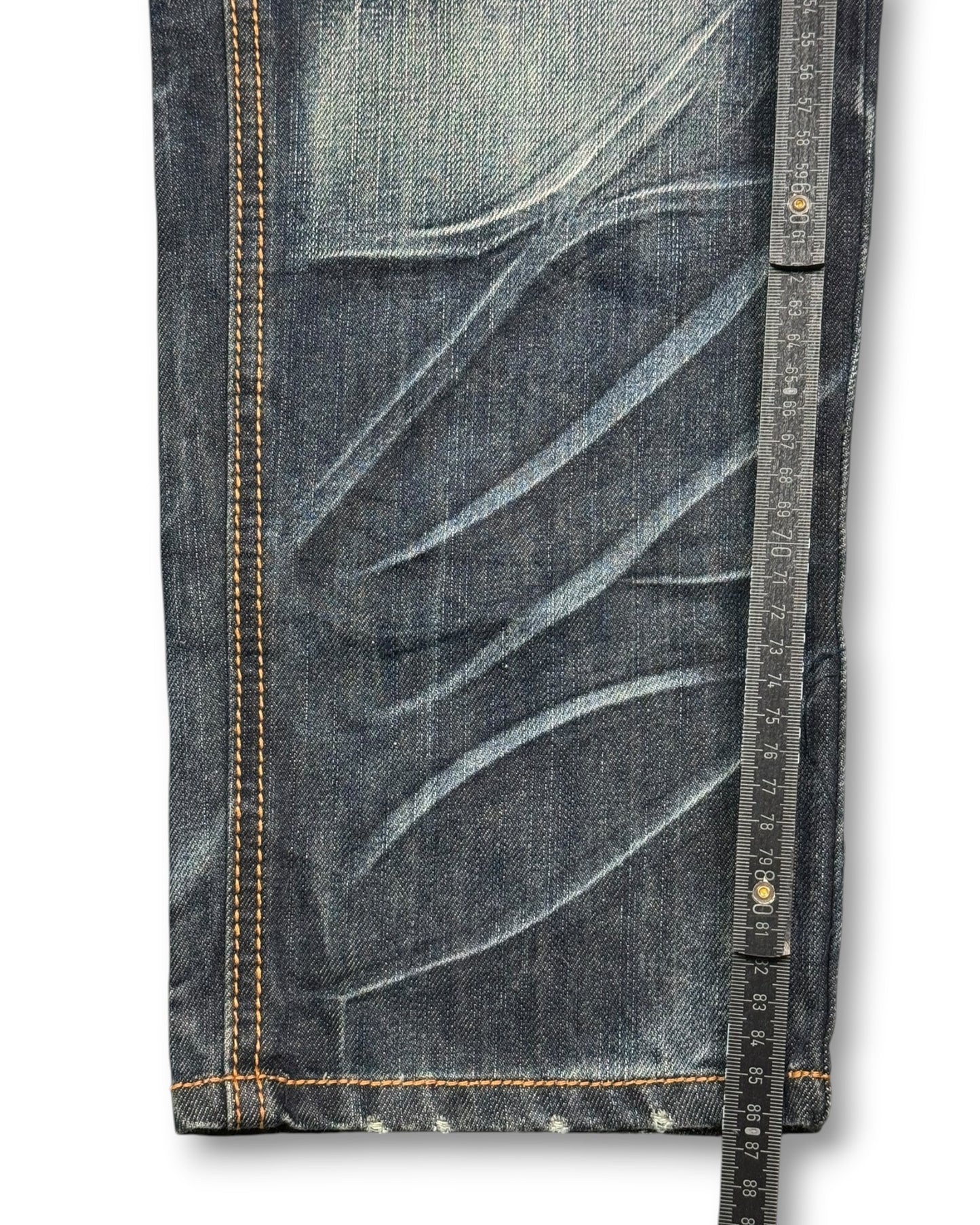 2000's Japanese Archive Straight/Baggy Jeans *very rare 26x26 (XS)