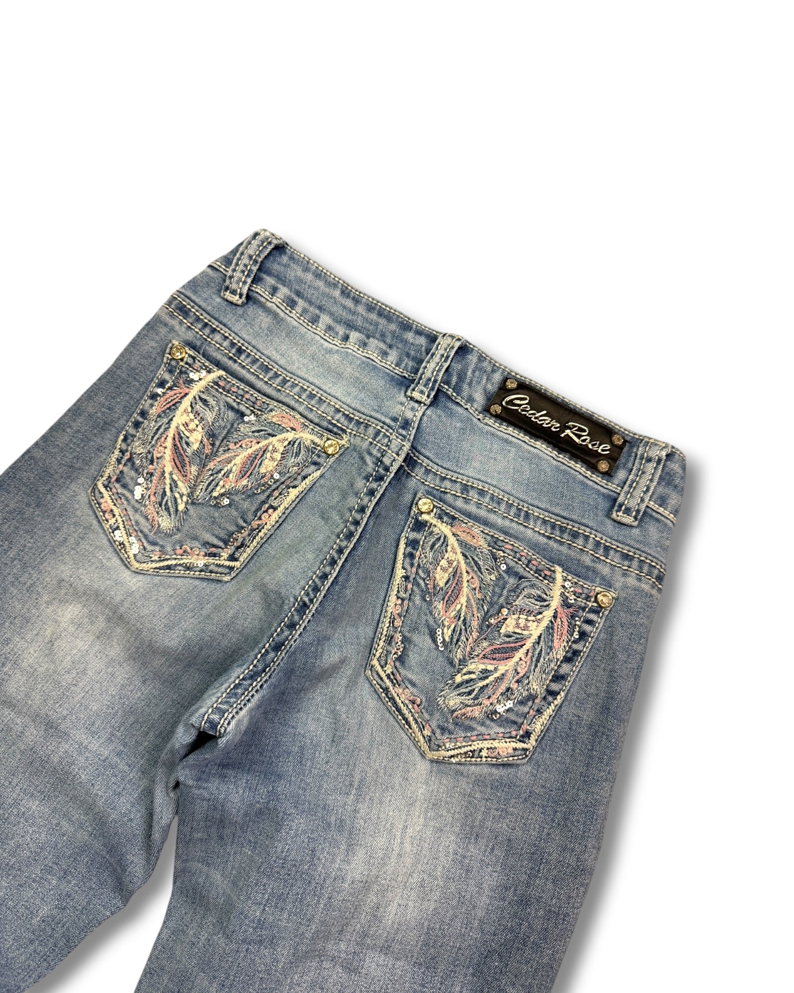 2000's Cedar Rose Low Waist/Bootcut Jeans Women's * W24 (XS)