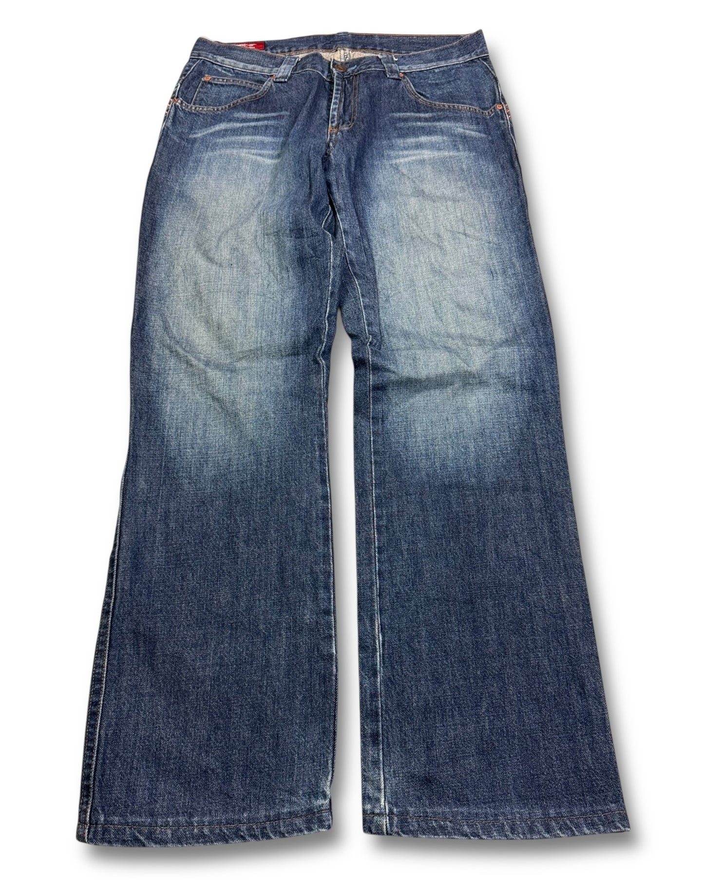 2000's Pomelo Fashion Straight/Baggy Japanese Oni Jeans *rare 31x30 (M)