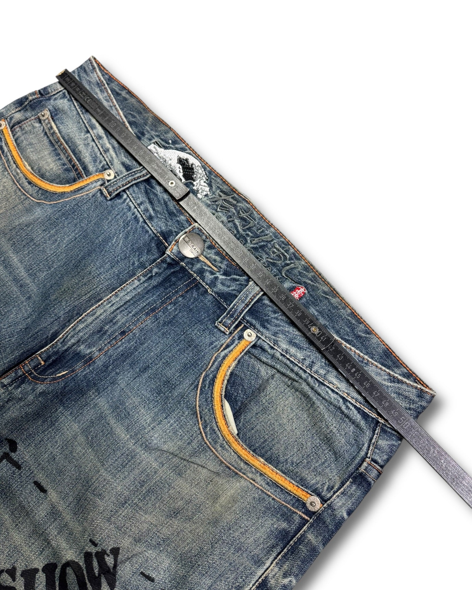 2000's Big Train Japanese Baggy Jeans *very rare 40x34 (XXL)