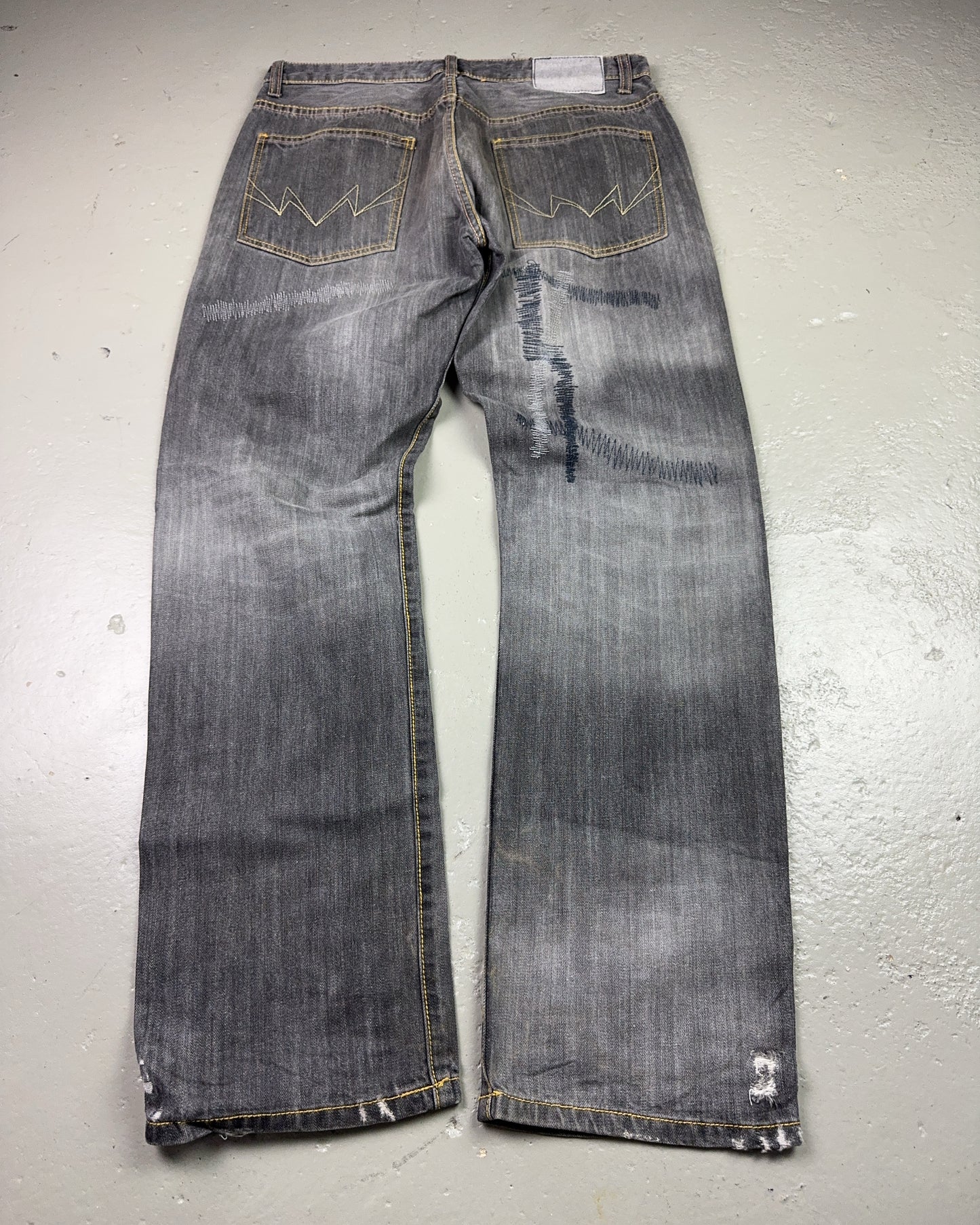 2000's Sondor Jeans Japanese Straight/Baggy Jeans *rare 34x32 (L)