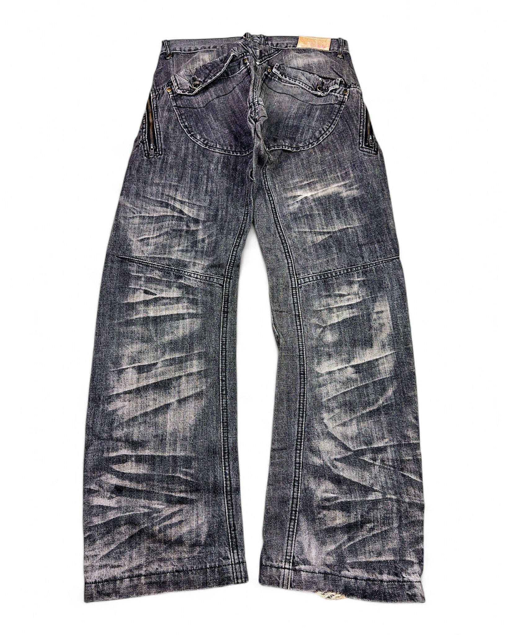 2000's Cqw Jeansmith Japanese Archive Straight/Baggy Jeans *very rare 32x32 (M)