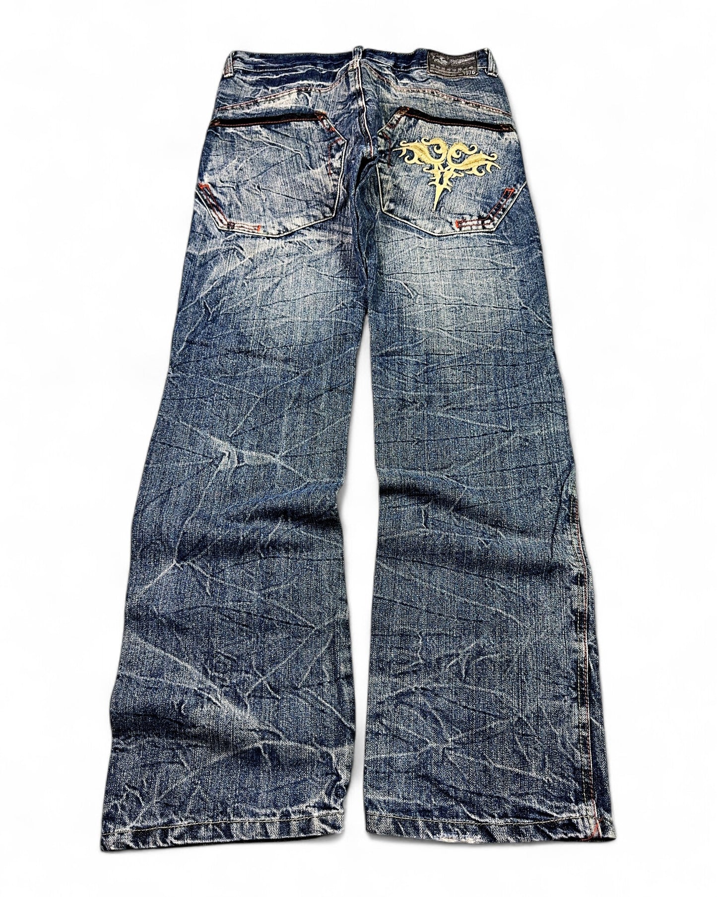 2000's Eightmun Japanese Archive Straight/Baggy Jeans *very rare 30x32 (M)