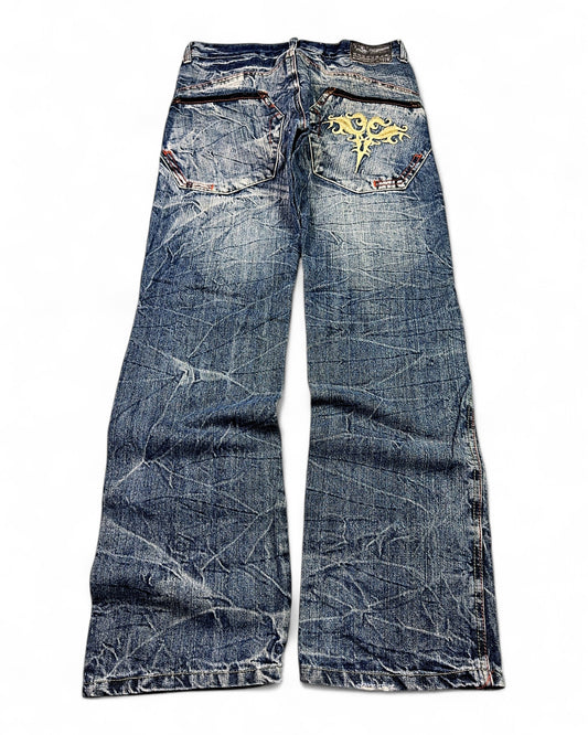 2000's Eightmun Japanese Archive Straight/Baggy Jeans *very rare 30x32 (M)
