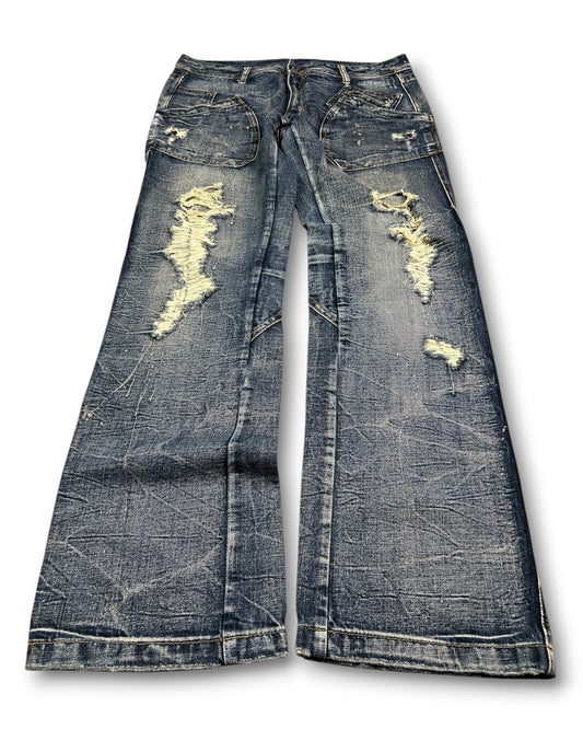 2000's Solberry Baggy Japanese Archive Jeans *very rare 34x32 (L)