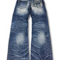 2000's Osaka Big Train Japanese Baggy Jeans *very rare 36x32 (XL)