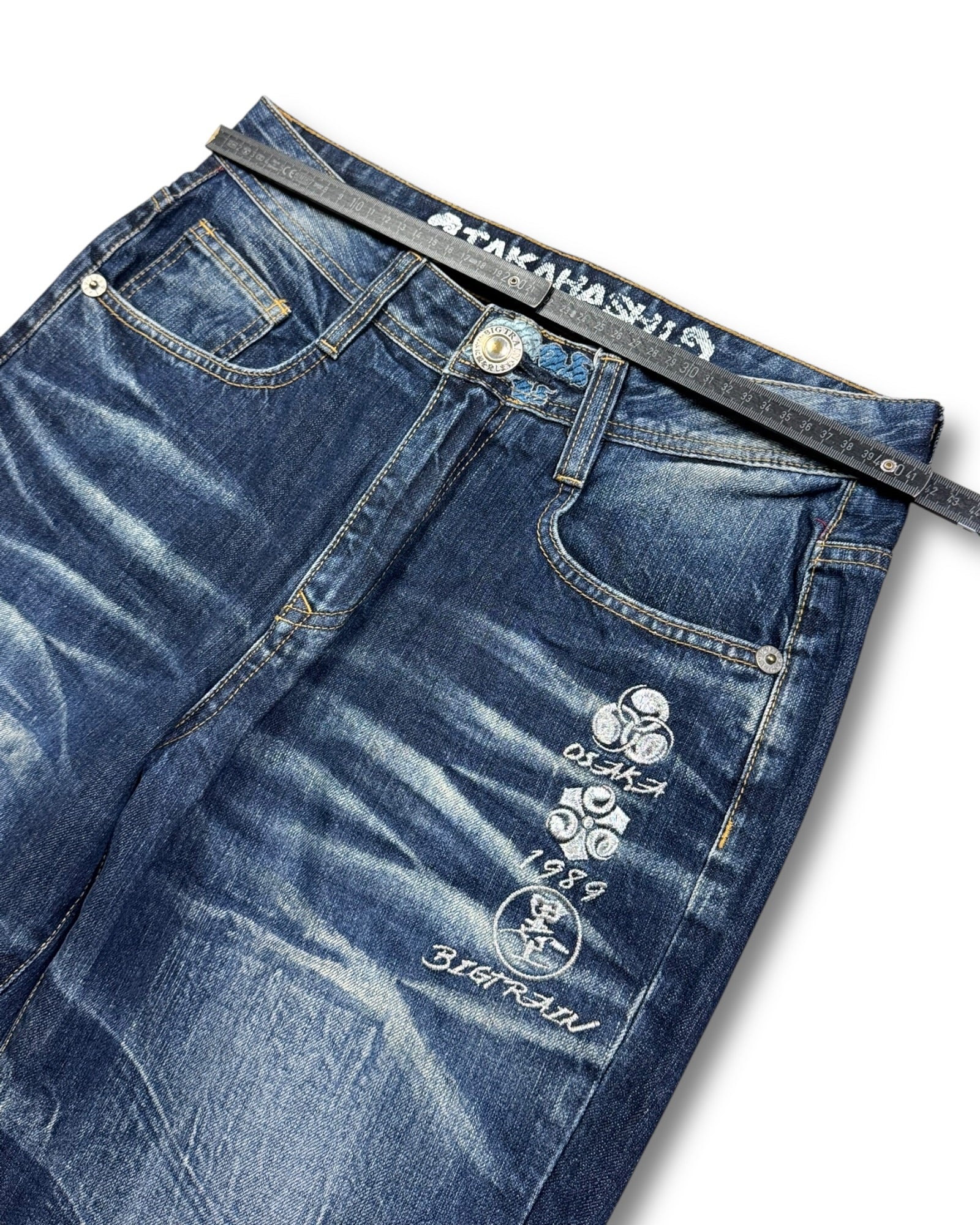 2000's Big Train Japanese Baggy Jeans *very rare 31x30 (M)