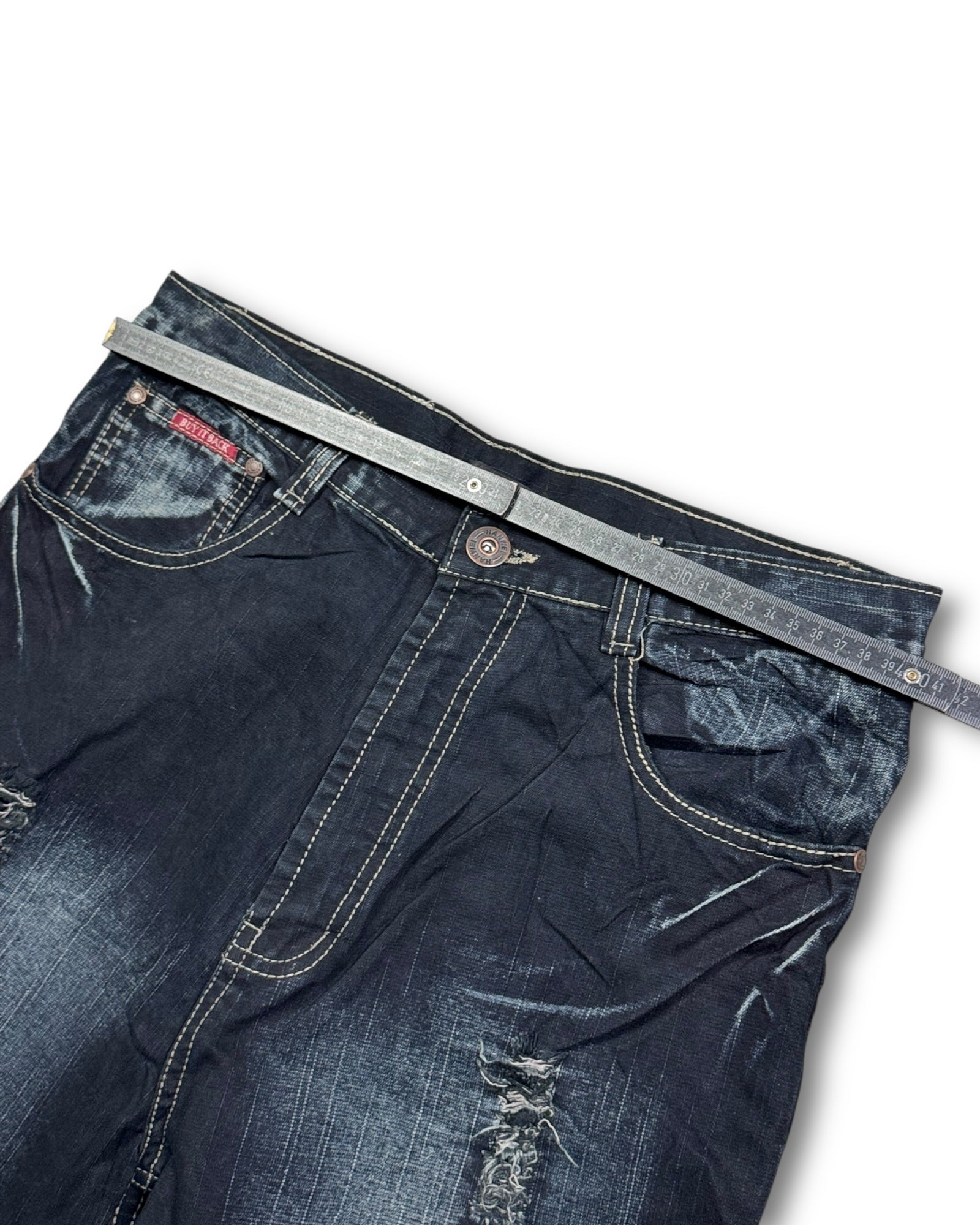 2000's Hanwei Japanese Baggy Jeans *very rare 30x34 (M)
