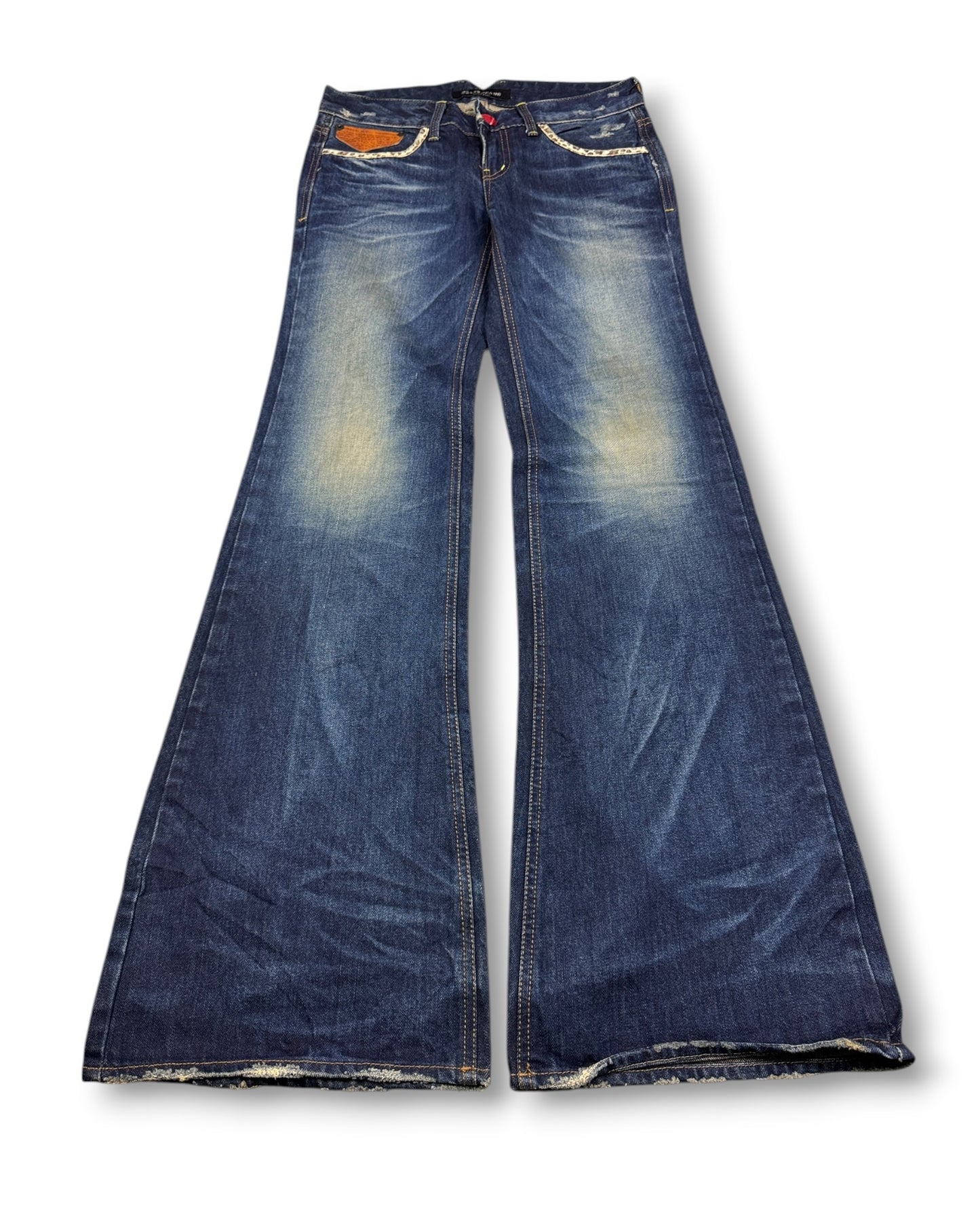 2000's Sun Low Waist/Bootcut Japanese Archive Jeans Women's *very rare 28x30 (S)