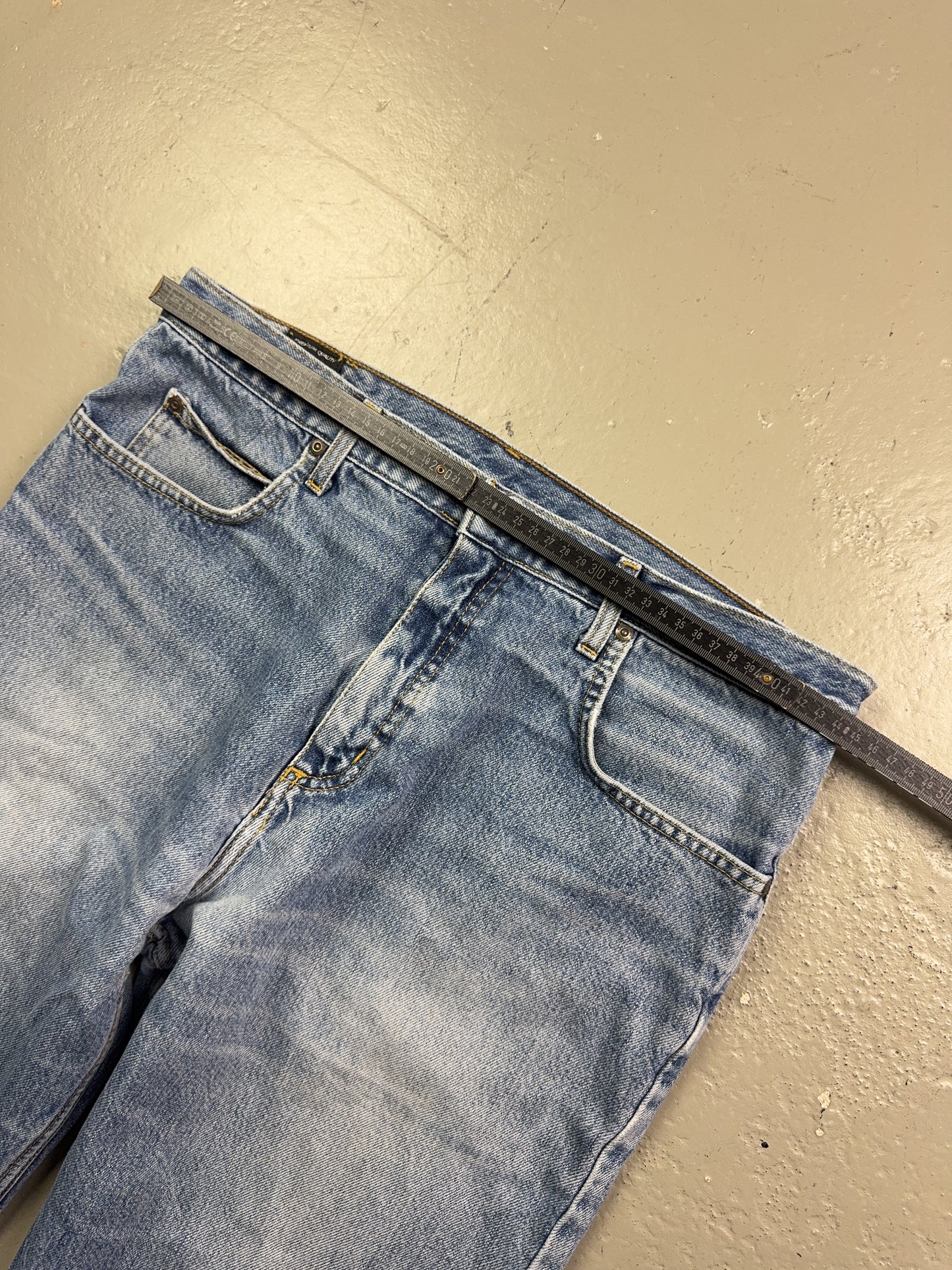 1990's Lee Straight/Baggy Jeans *rare 34x32 (L)