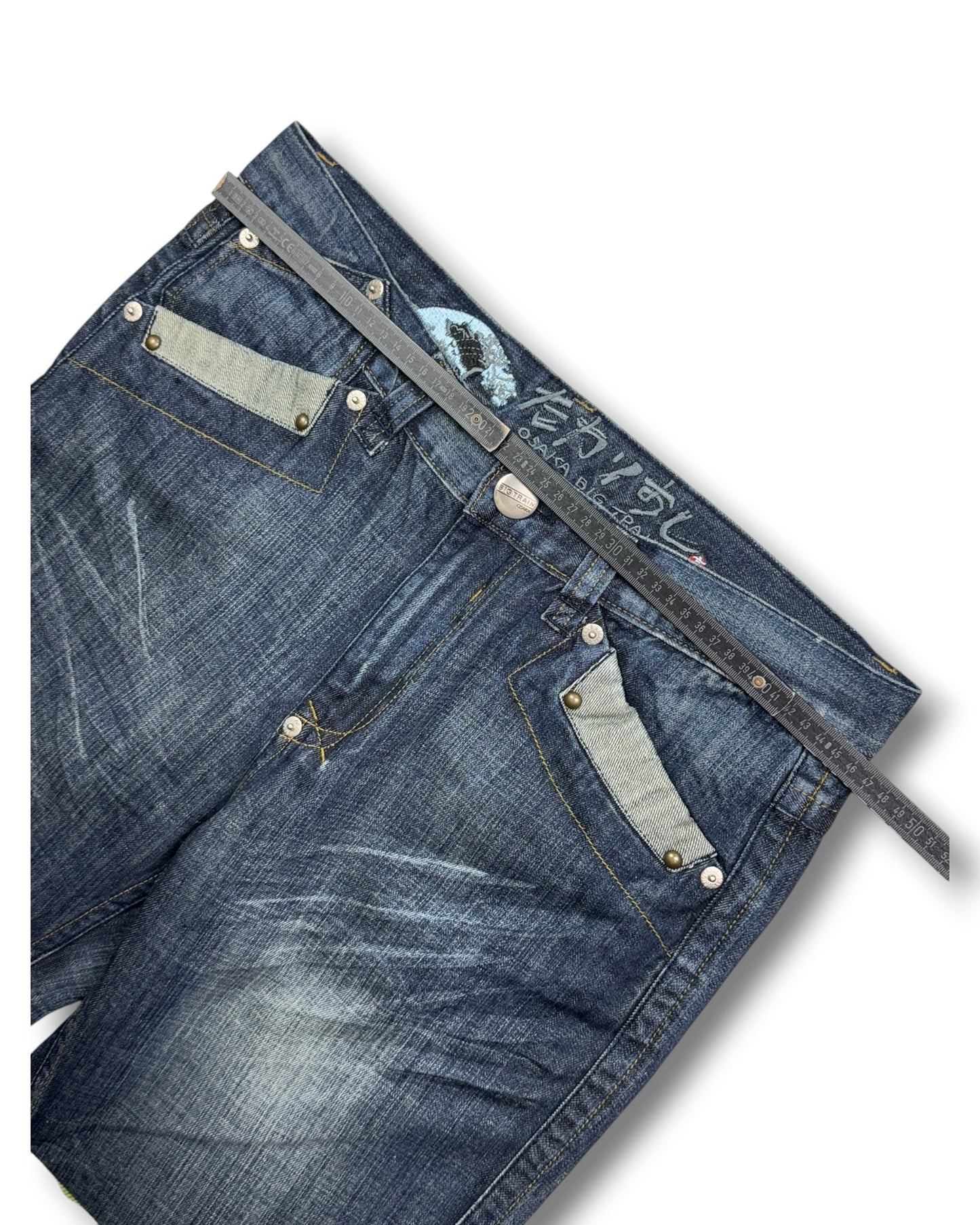 2000's Big Train Baggy Japanese Jeans *very rare 36x32 (XL)
