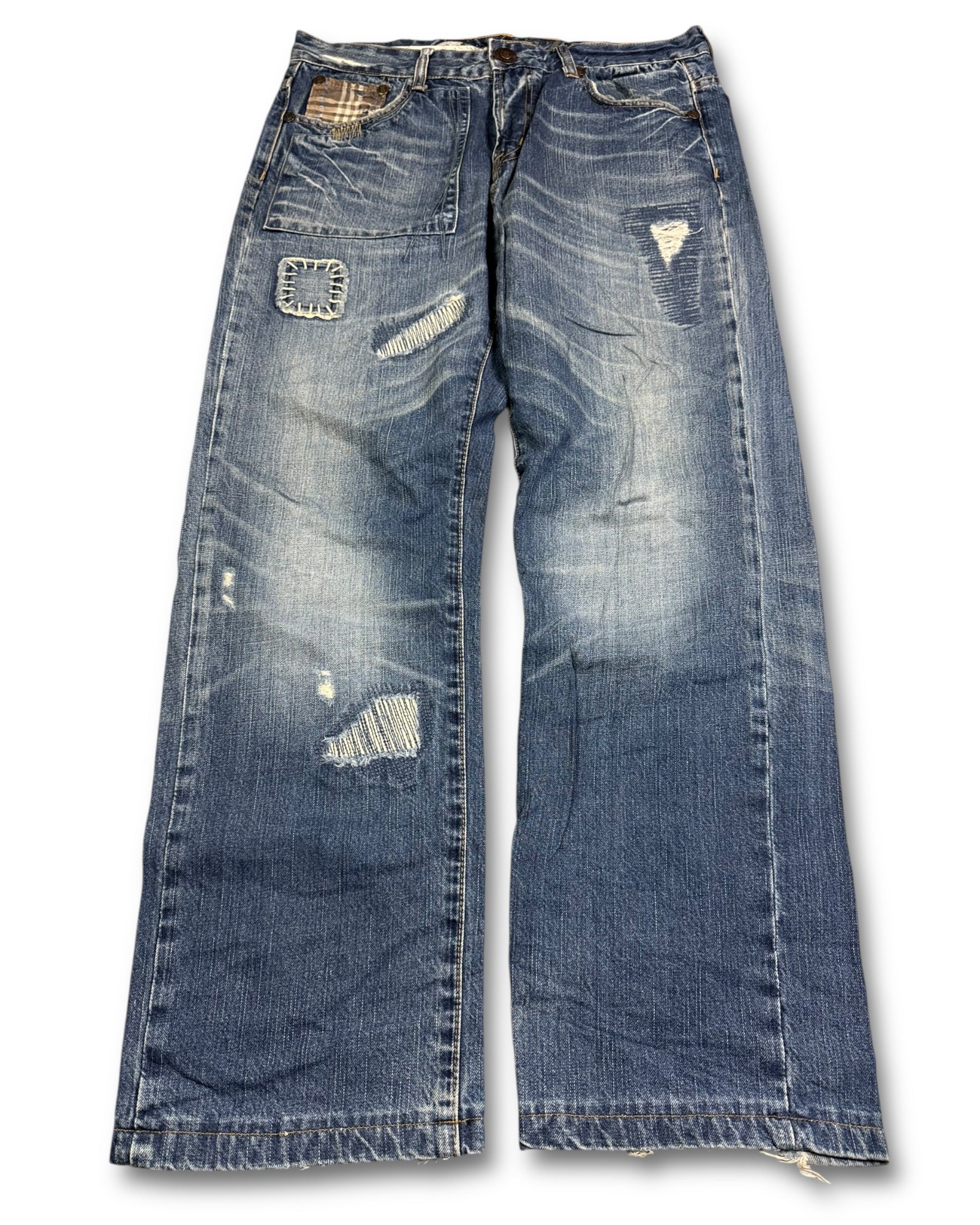 2000's Osaka Big Train Baggy Japanese Jeans *very rare 34x30 (L)