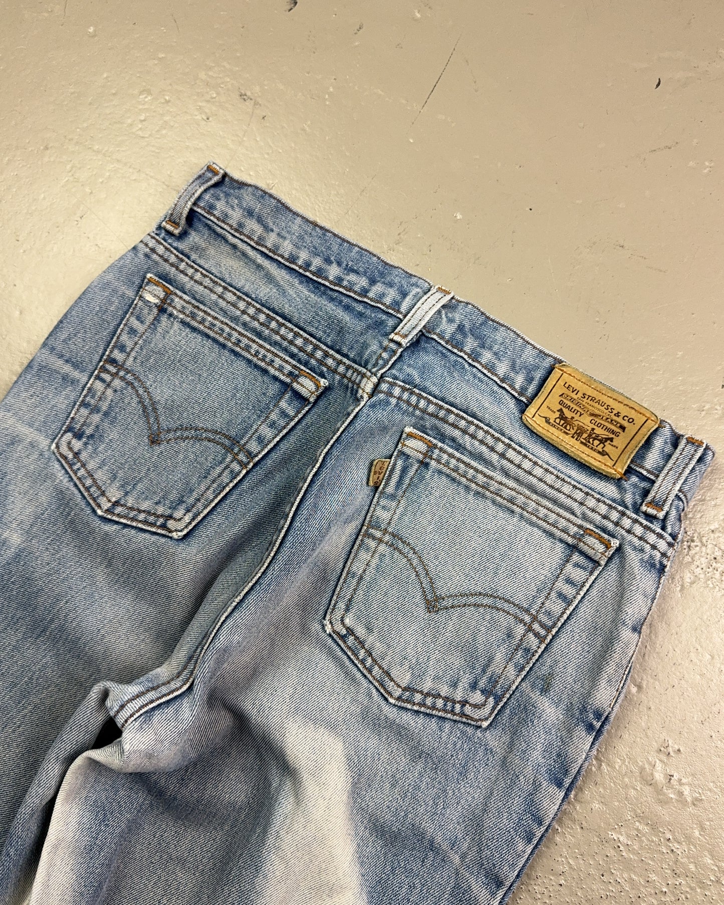 1980's Levi's Straight Jeans *extremely rare 29x28 (S)