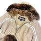 2000's Ellesse Faux Fur Jacket Women's *very rare (M)