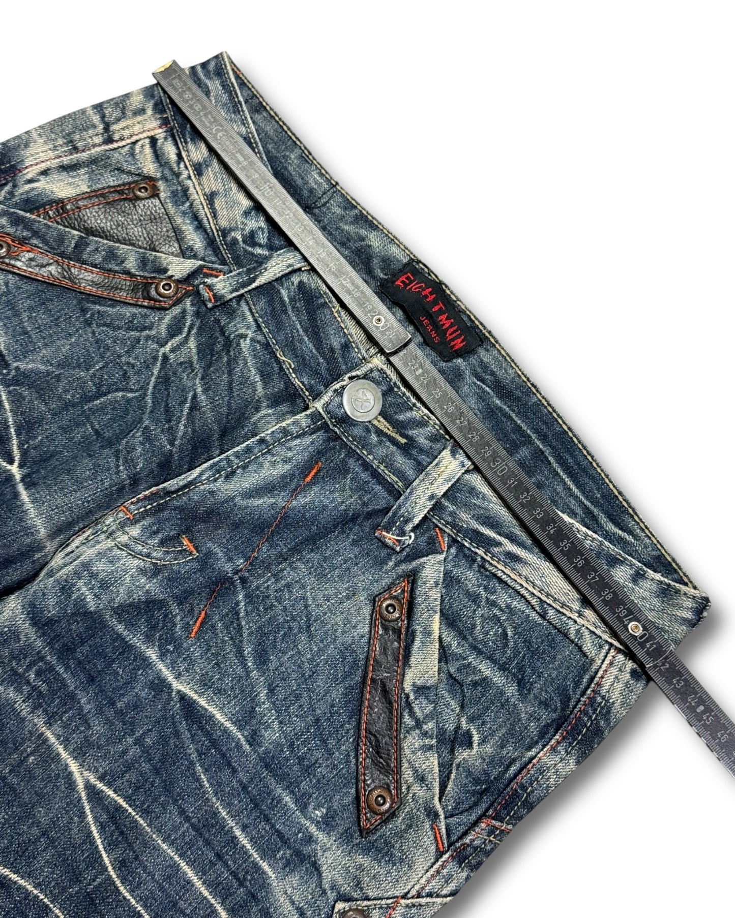 2000's Eightmun Japanese Archive Straight/Baggy Jeans *extremely rare 32x32 (M)