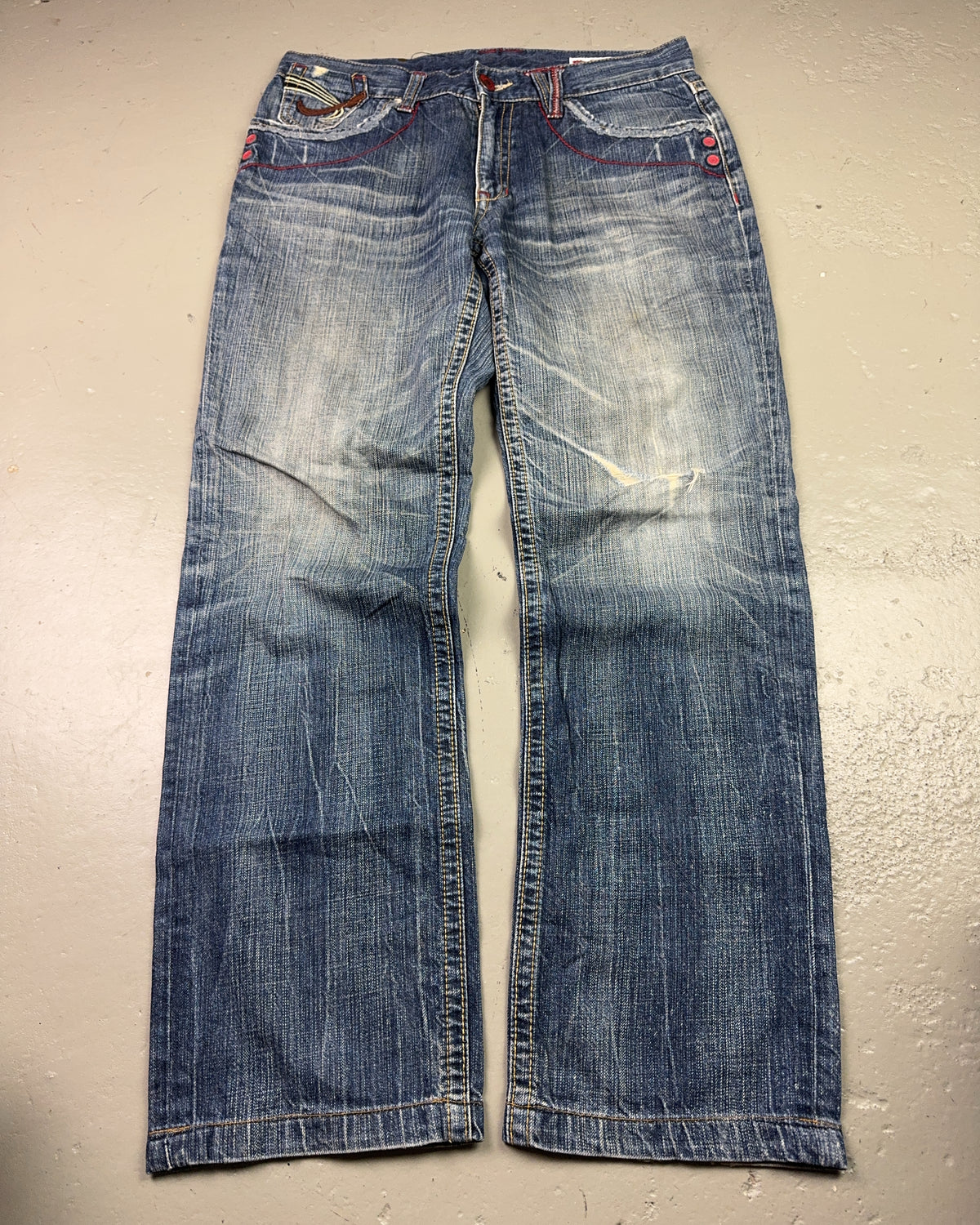 2000's Bobson Japanese Archive Straight Jeans *rare 32x30 (M)