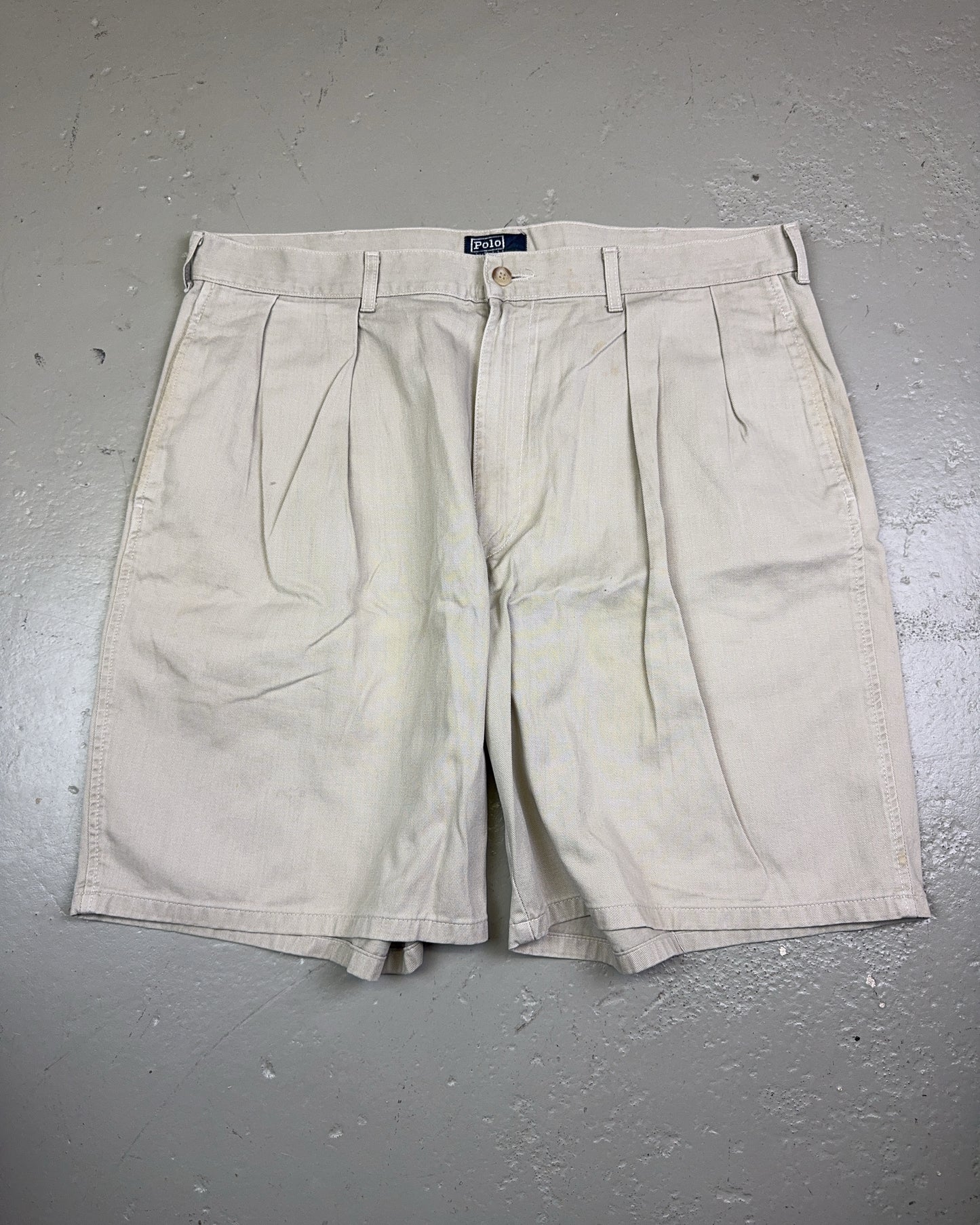 1990's Polo Ralph Lauren Chino Shorts made in USA *very rare (XL)