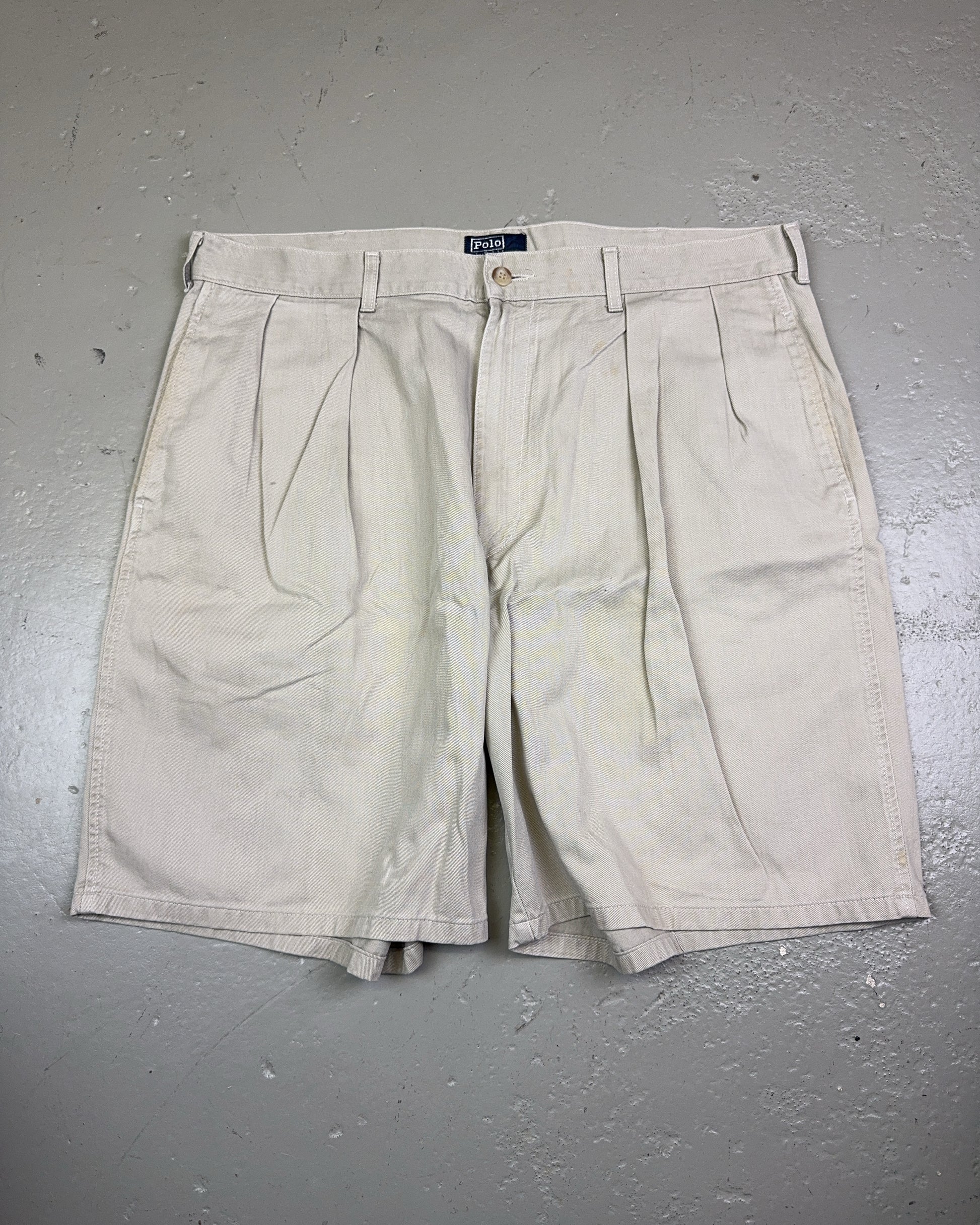 1990's Polo Ralph Lauren Chino Shorts made in USA *very rare (XL)