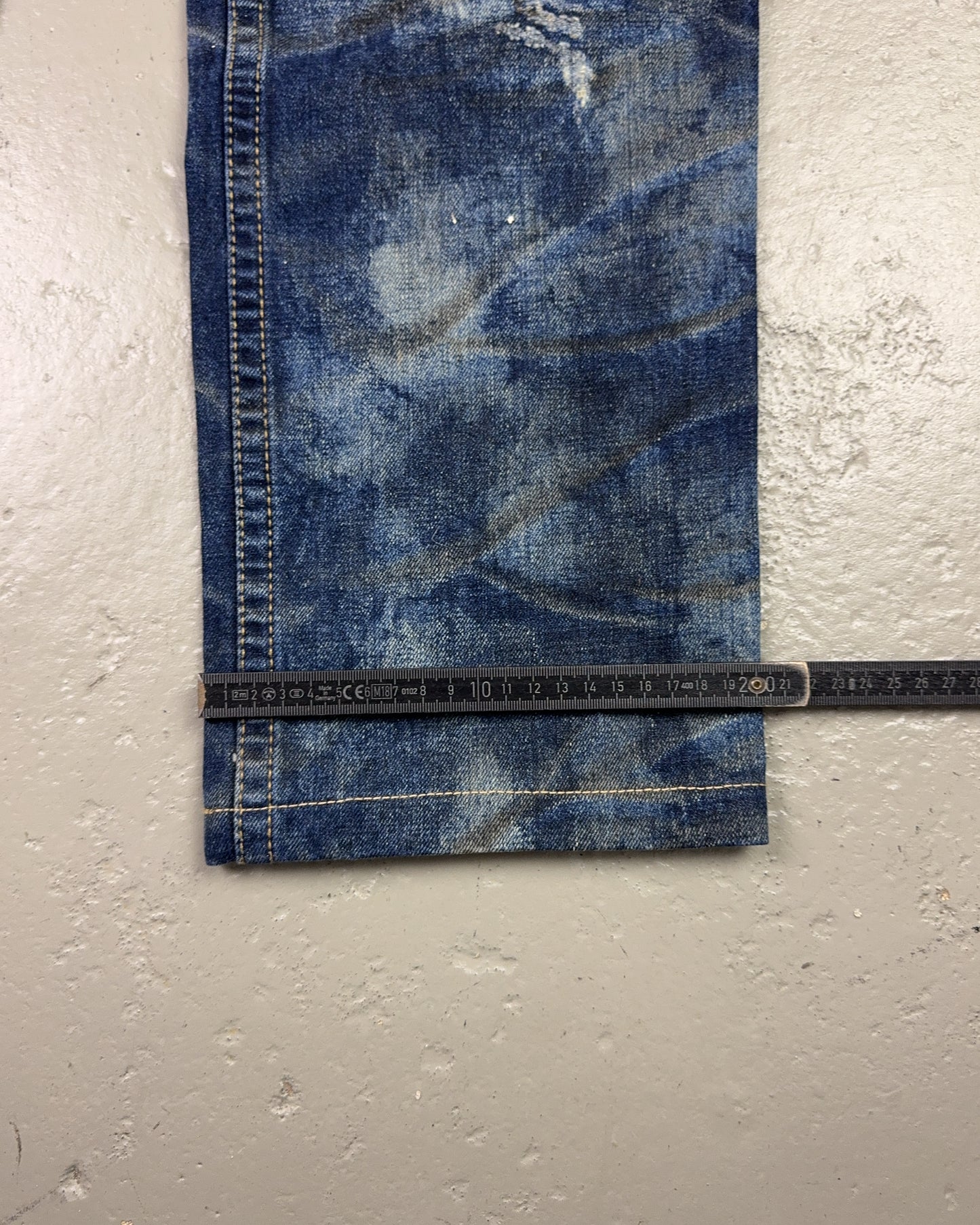 2000's Cloud7 Japanese Archive Straight Jeans *very rare 34x28 (L)