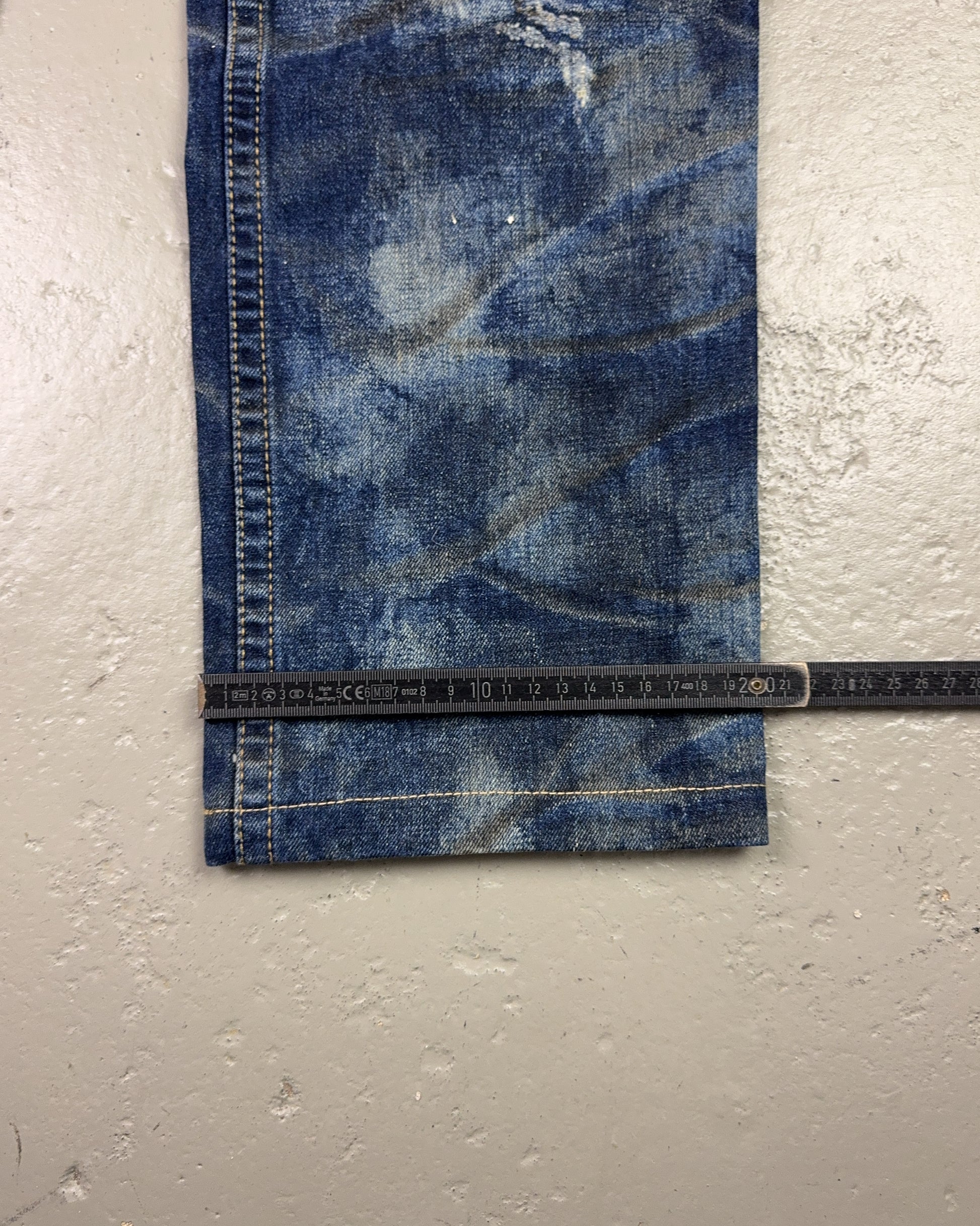 2000's Cloud7 Japanese Archive Straight Jeans *very rare 34x28 (L)