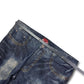 2000's Bsj Blue Subject Baggy Japanese Jeans *very rare 38x30 (XXL)