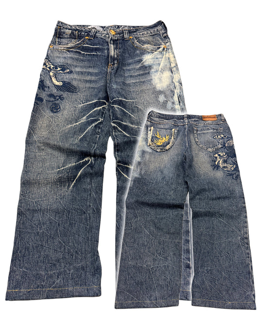 2000‘s Big Train Japanese Baggy Jeans *rare 30x29