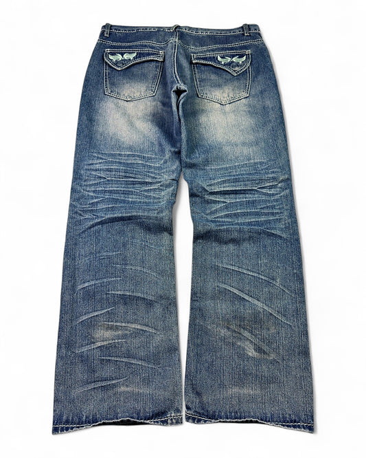 2000's Agile Baggy/Bootcut Jeans * 38x32 (XXL)