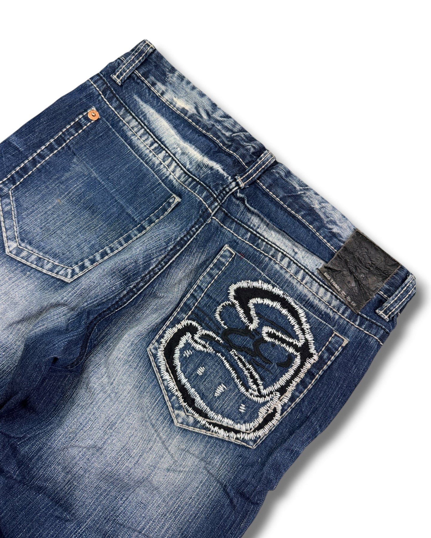 2000's Osaka Big Train Japanese Baggy Jeans *very rare 36x32 (XL)