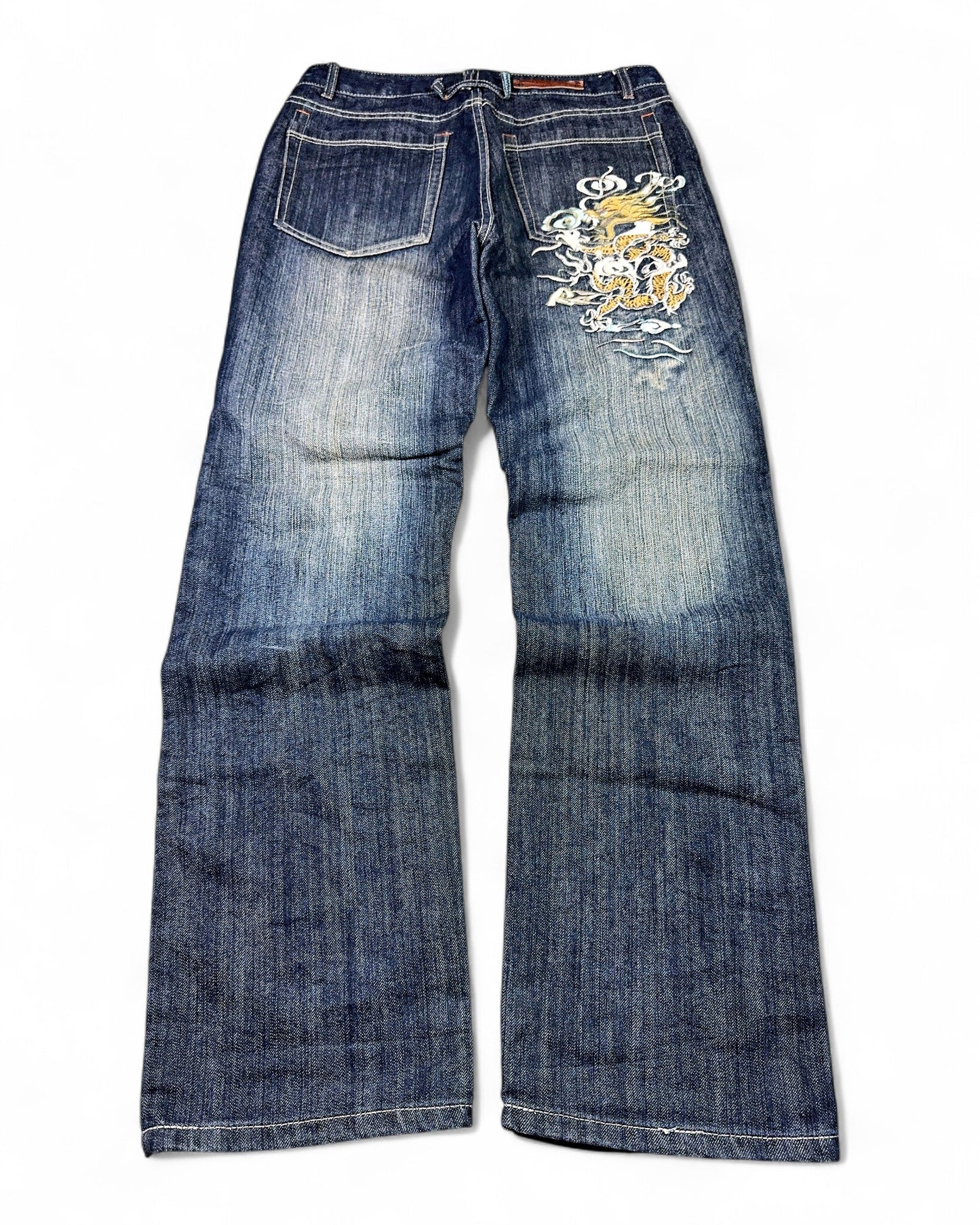 2000's Hdn Jeans Japanese Straight/Baggy Jeans *rare 32x32 (M)
