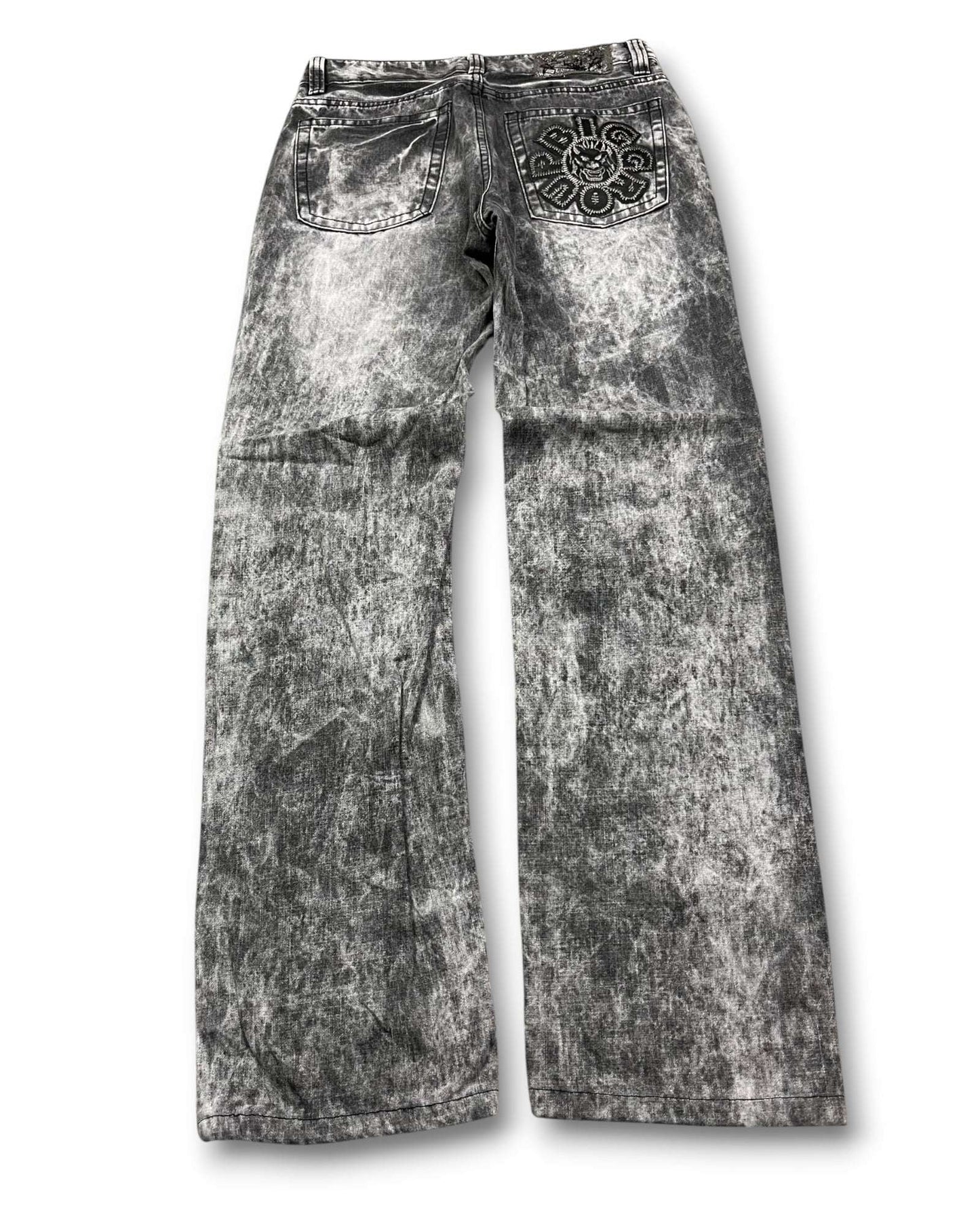 2000's Big Group Straight Japanese Jeans *rare 30x32 (M)