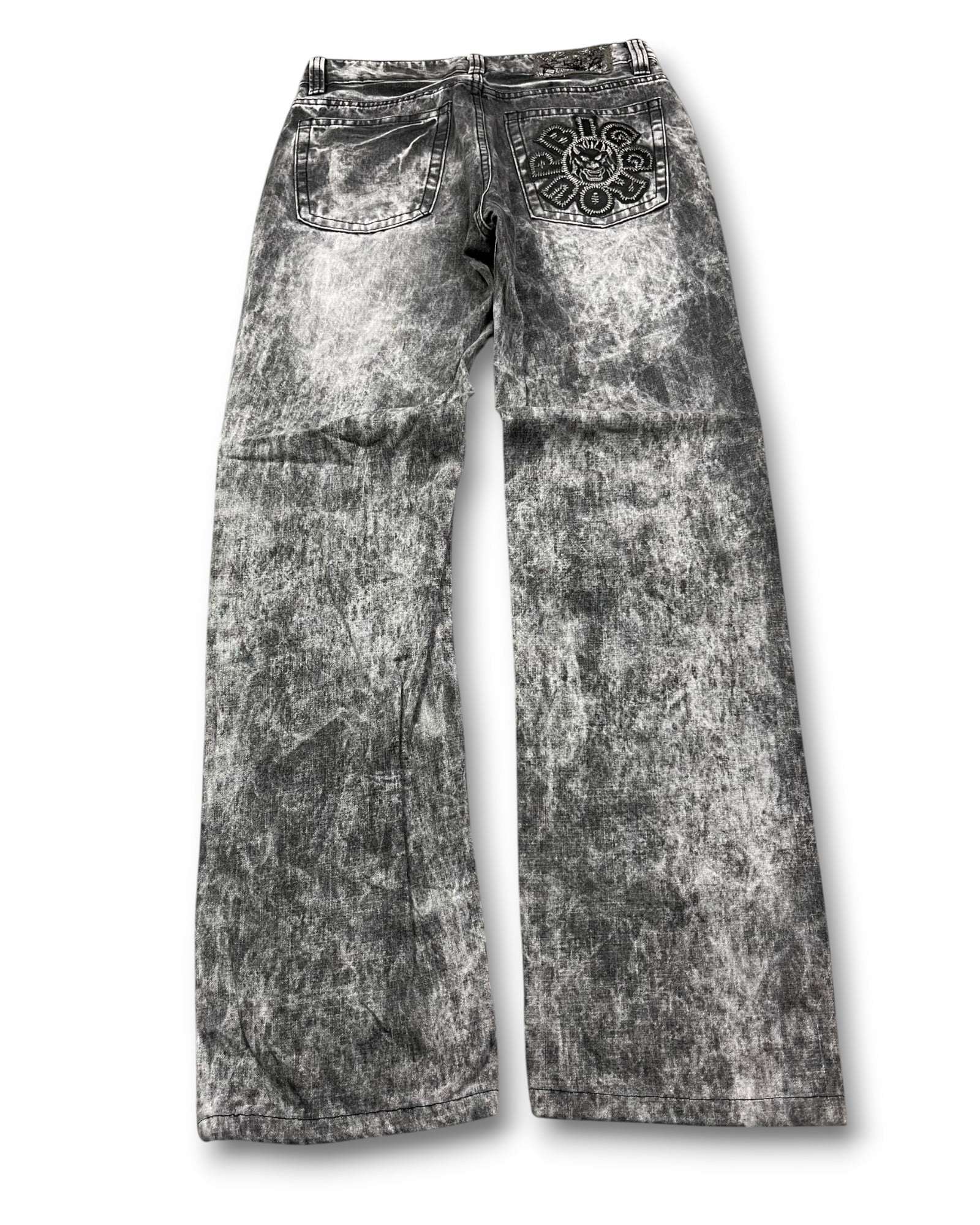 2000's Big Group Straight Japanese Jeans *rare 30x32 (M)