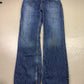 1990's Sabotage German Techno Baggy/Bootcut Jeans *extremely rare 36x34 (XL)