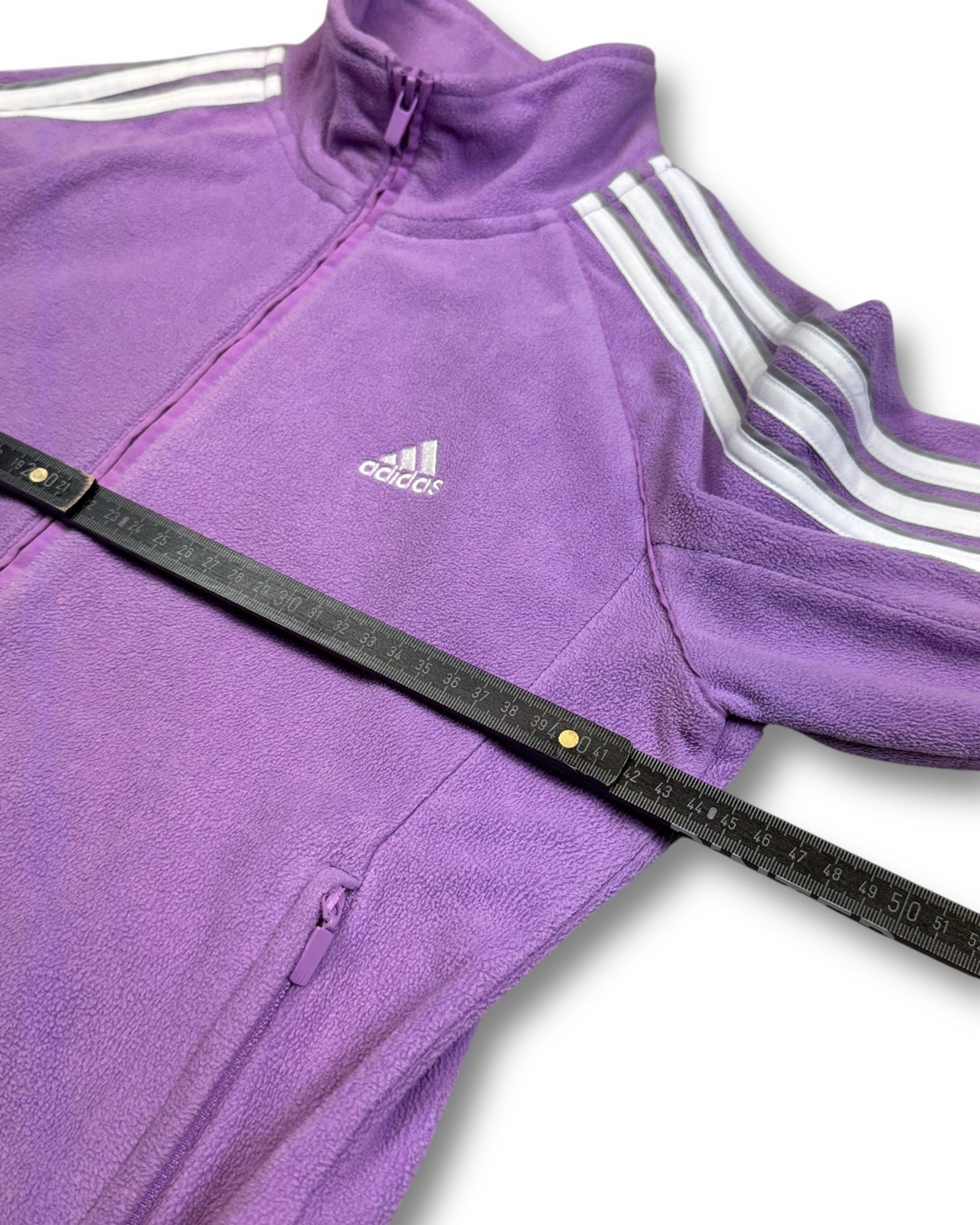 2000's Adidas Fleece Track Jacket Women's *rare (S)