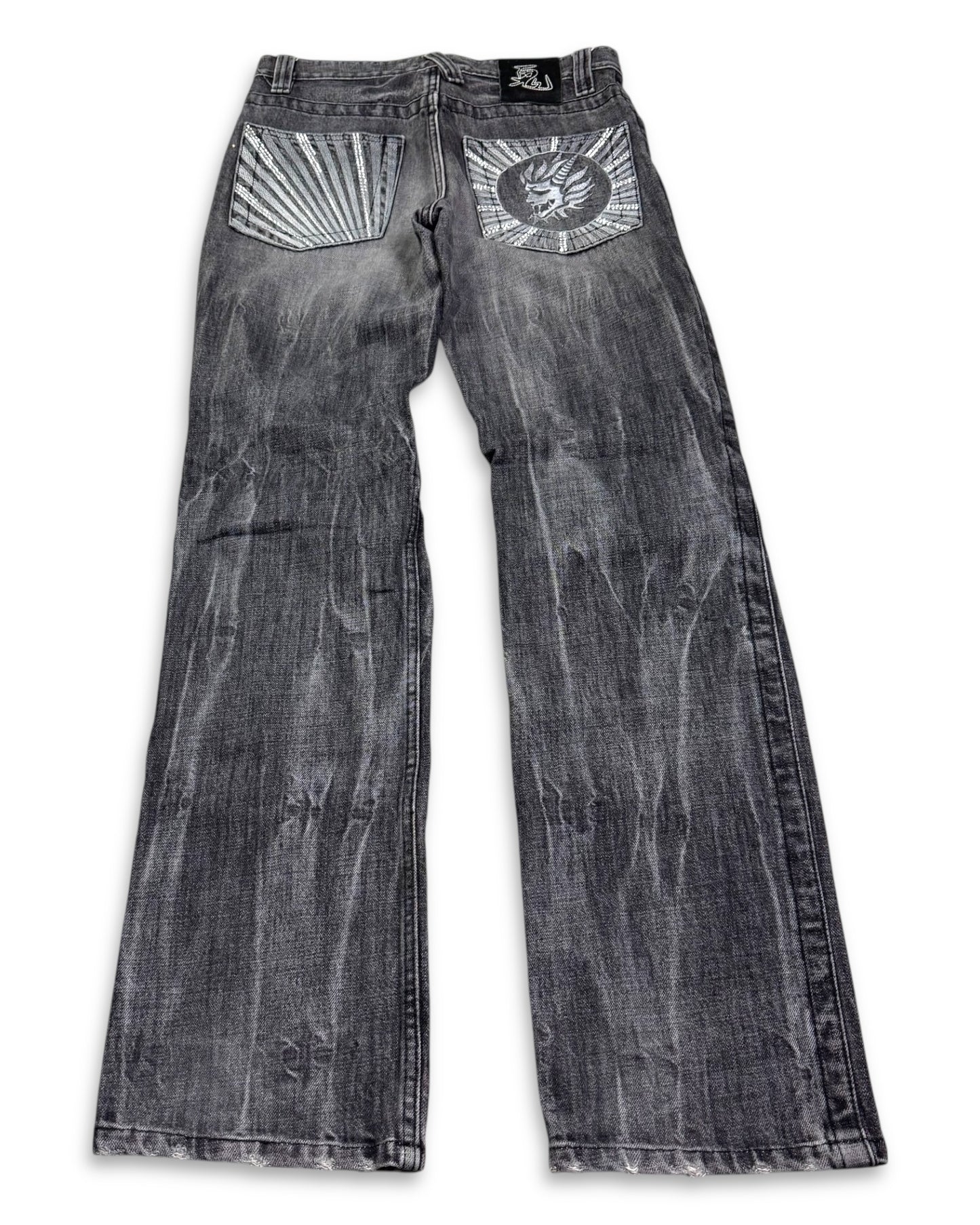 2000’s Oniarai Japanese Archive Straight Jeans *very rare 30x32
