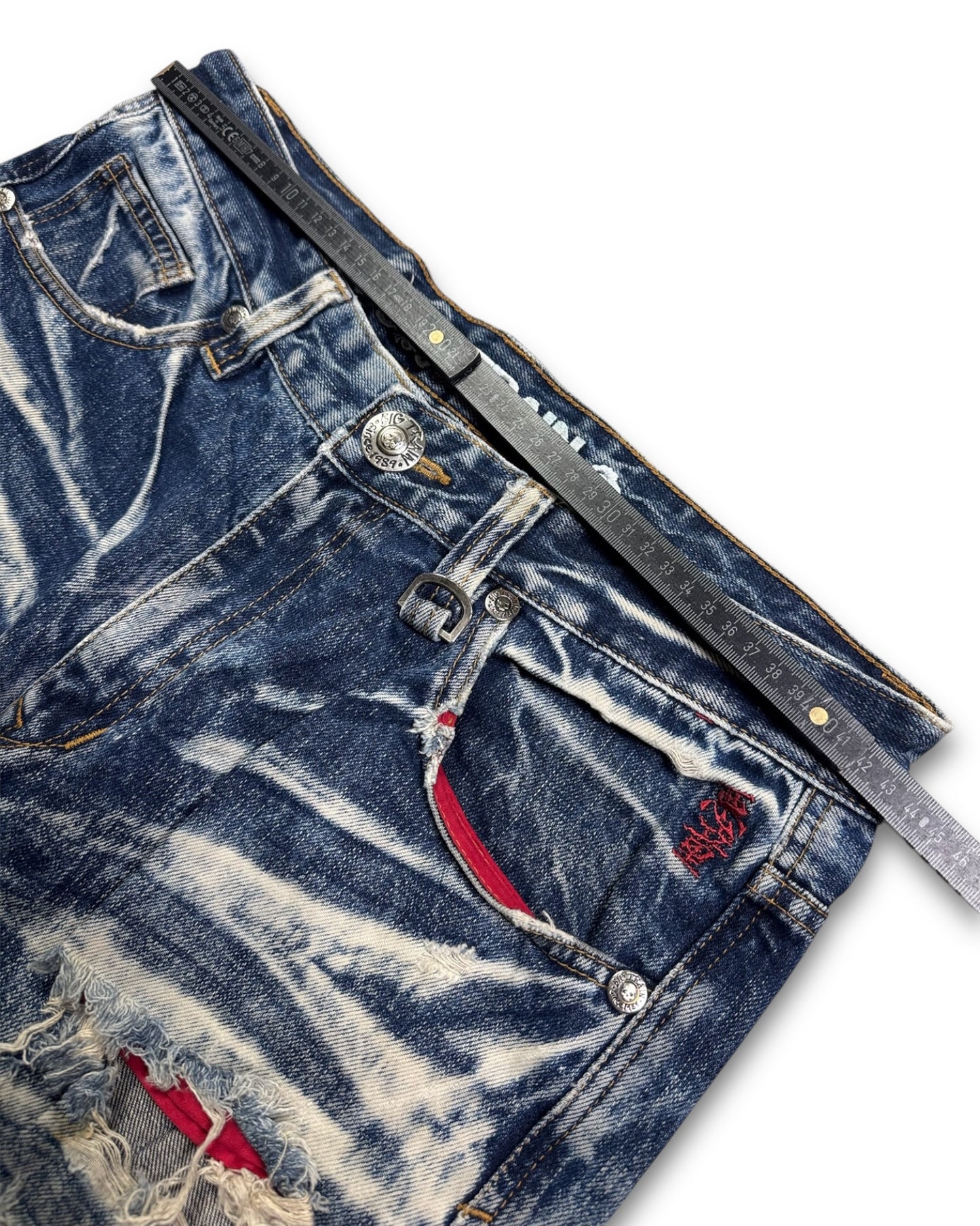 2000's Big Train Japanese Archive Baggy/Straight Jeans *extremely rare 32x32 (M)