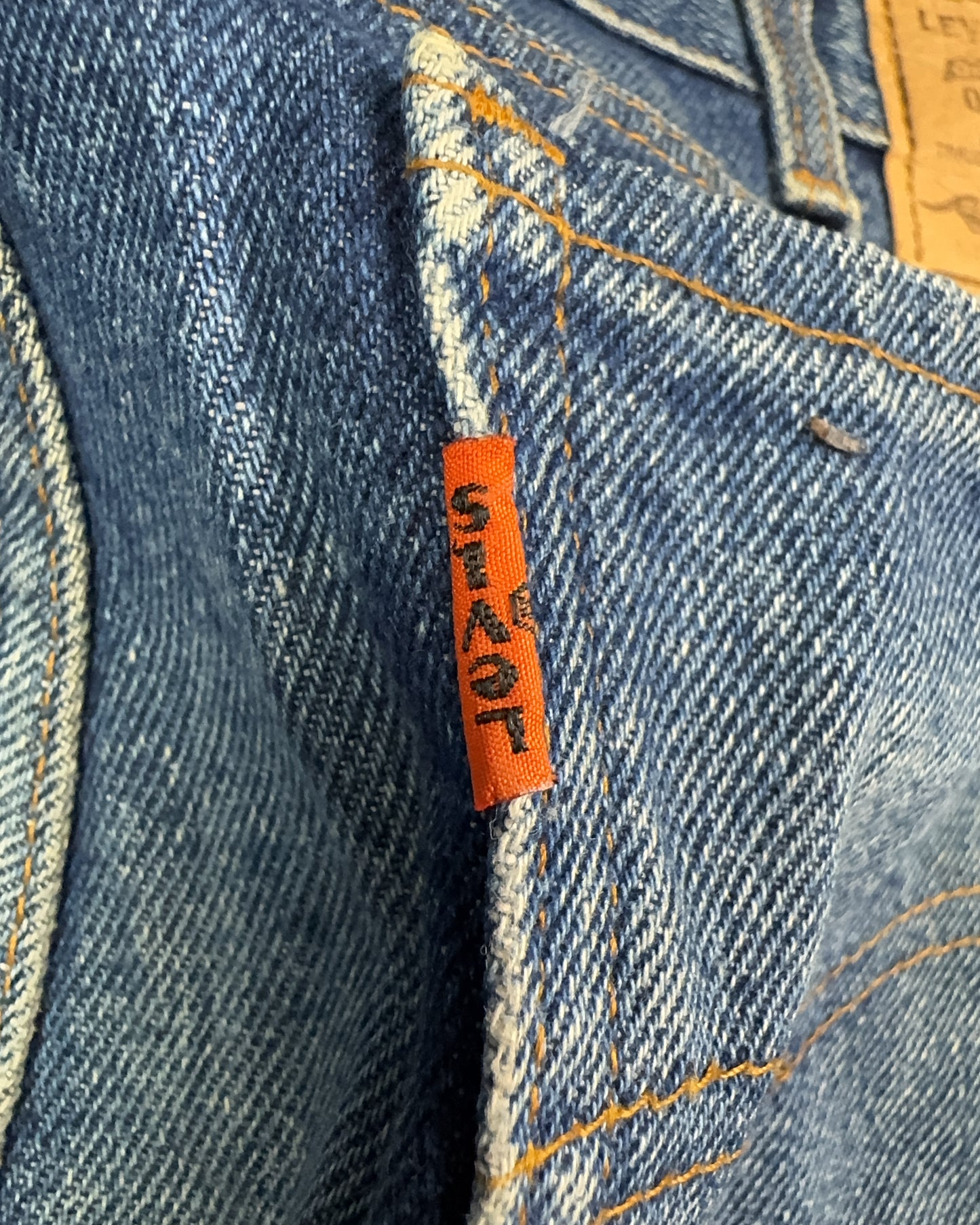 1980's Levi's Orange Tab Straight Jeans *very rare 34x34 (L)