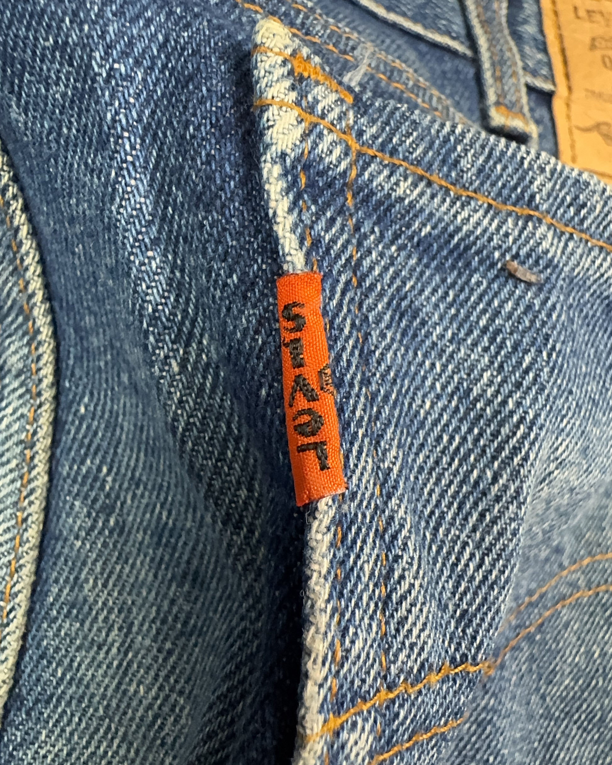 1980's Levi's Orange Tab Straight Jeans *very rare 34x34 (L)