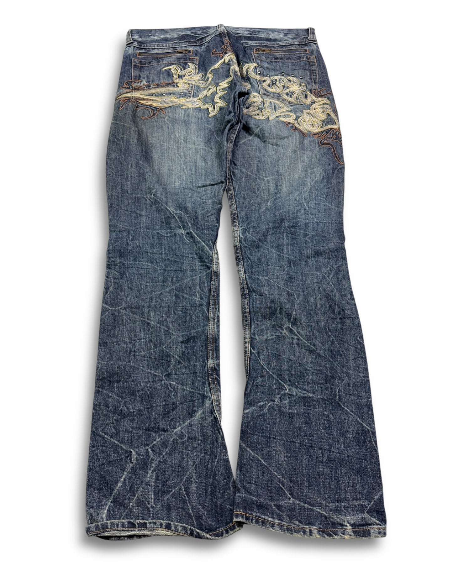 2000's Oririn Slim/Straight Japanese Jeans *rare 34x30 (L)