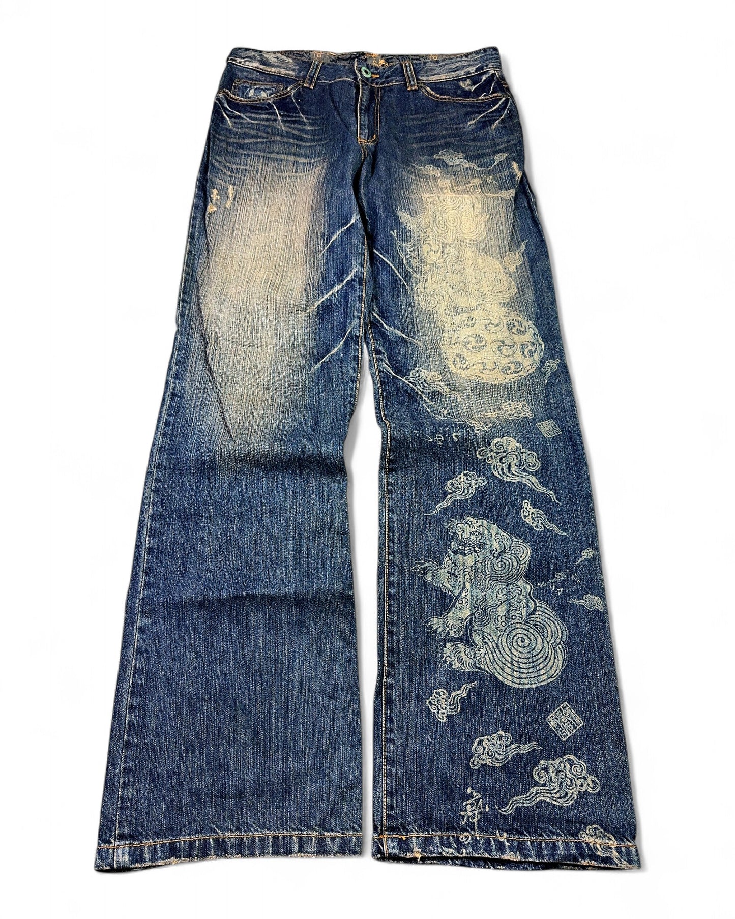 2000's Stockton Japanese Archive Bootcut Jeans *very rare 32x34 (M)